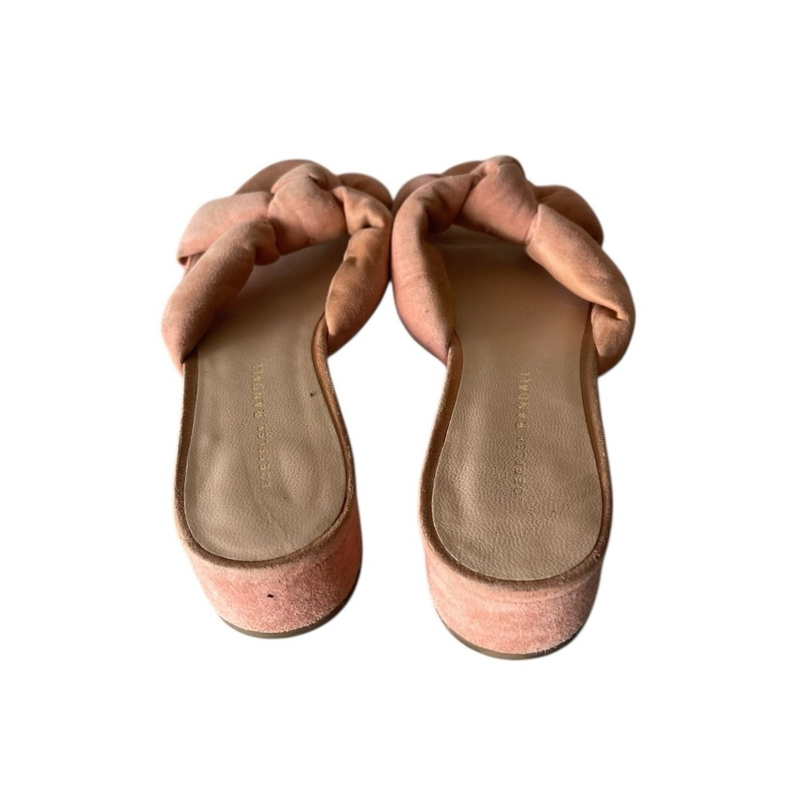 Loeffler Randall LOEFFLER RANDELL ELSIE SUEDE KNOTTED SANDALS SIZE :8.5 Size US 8.5 / IT 38.5 - 4 Thumbnail