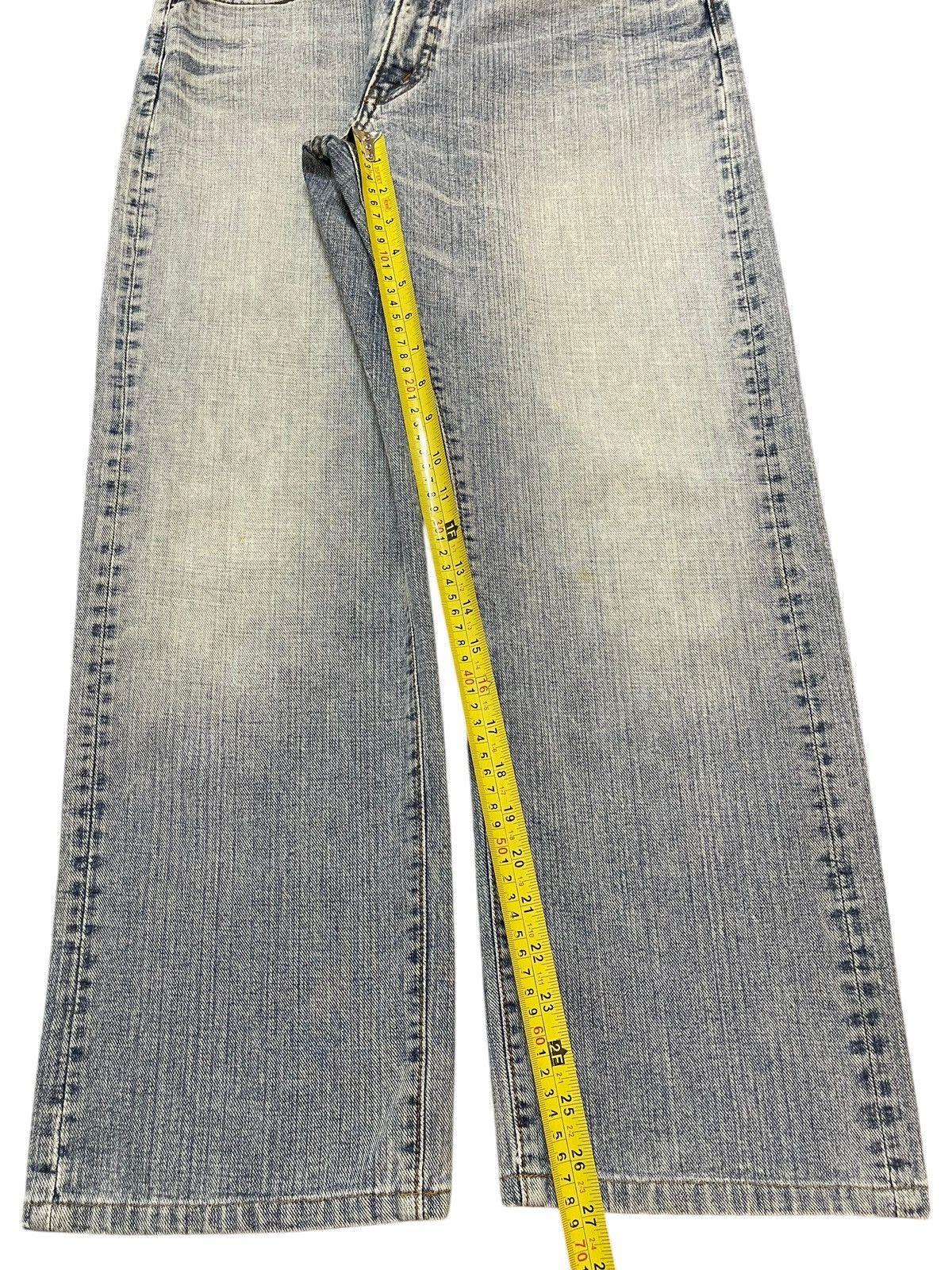 JNCO Vintage Y2K Japanese Brand Blue Faded Wash Wide Leg Baggy Size US 30 / EU 46 - 13 Thumbnail