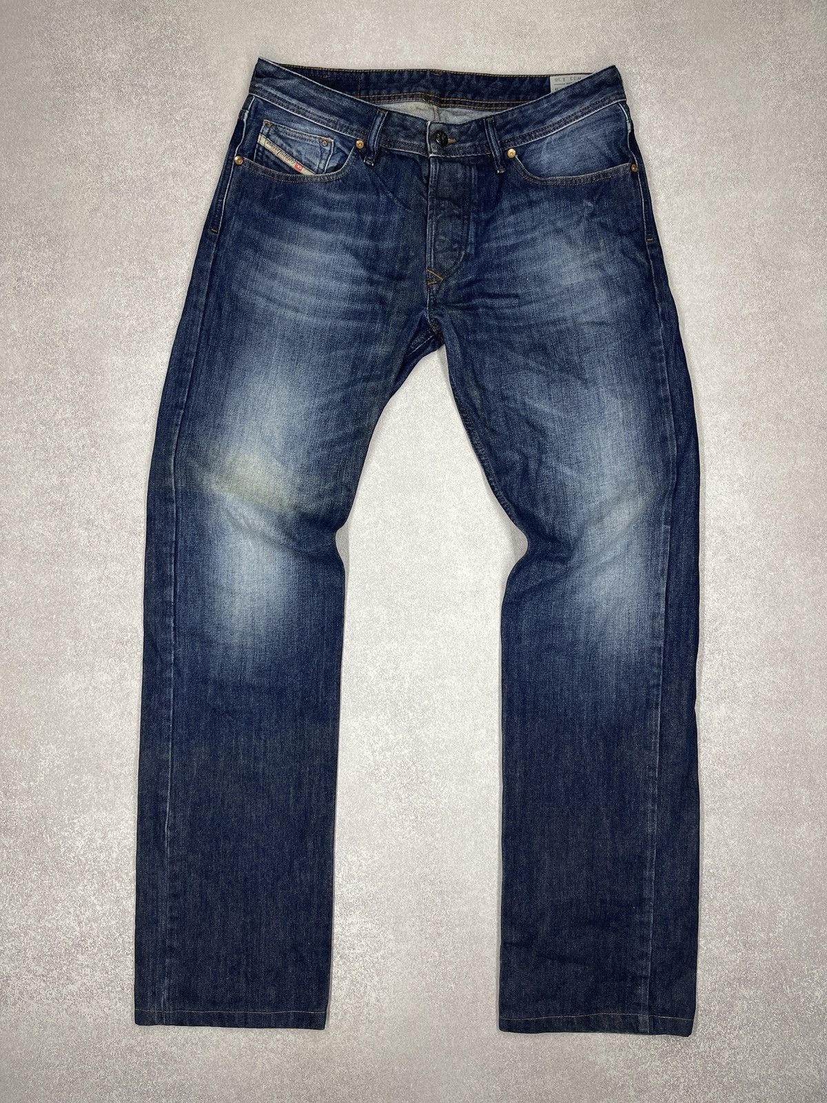 Diesel Mens Diesel Larkee Denim Jeans Blue Y2K Size US 33 - 5 Thumbnail