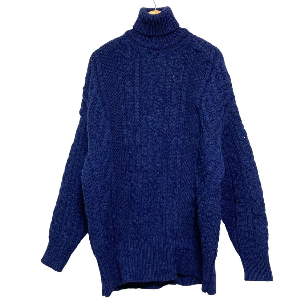 Other Other noir kei ninomiya Turtleneck Cable Knit Sweater Textile Tops 3H-N007 DUTY FREE for USA Size ONE SIZE - 1 Thumbnail