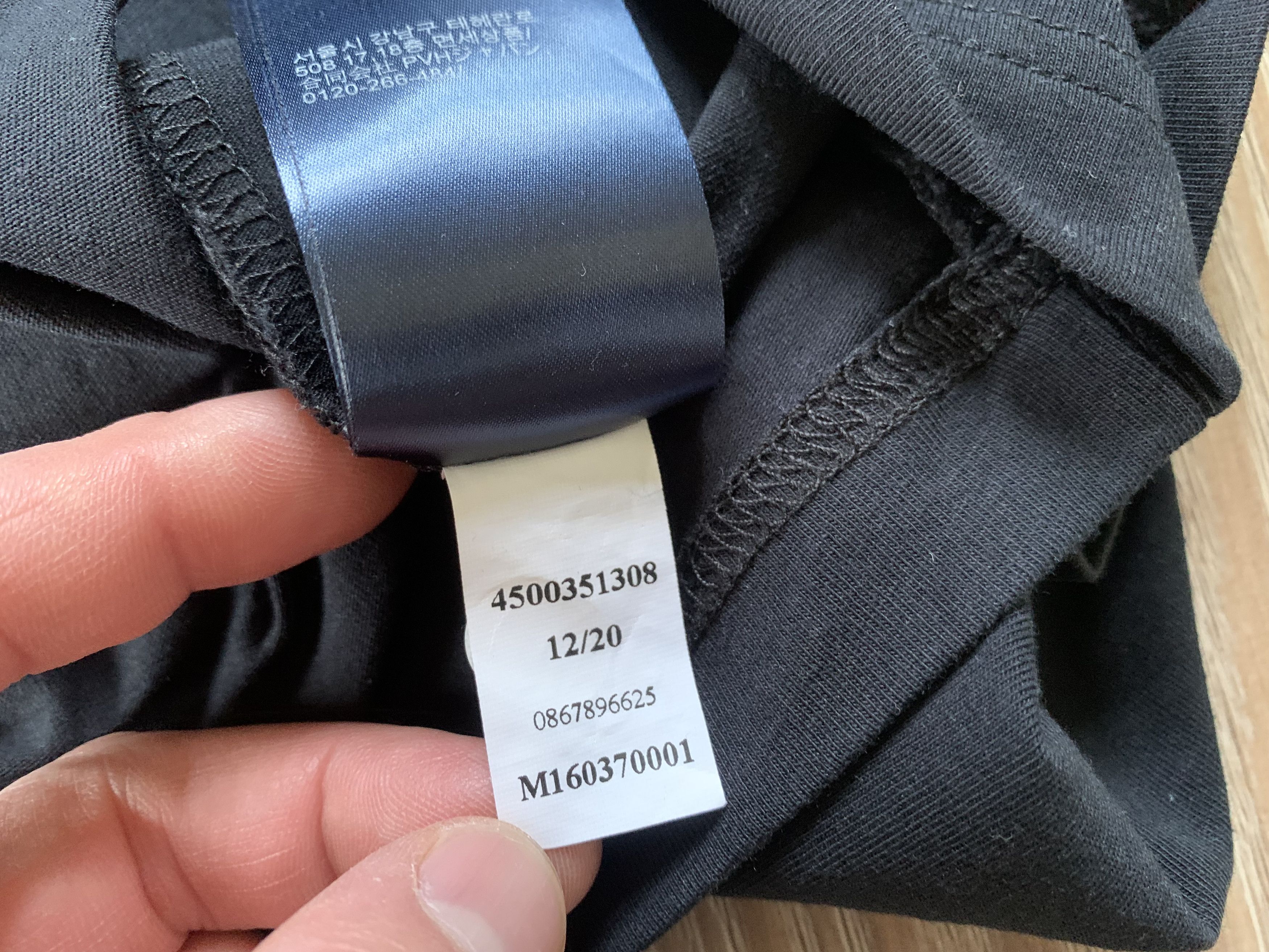 Tommy Hilfiger Tommy Hilfiger Black Basic Cotton T Shirt Size US M / EU 48-50 / 2 - 7 Thumbnail
