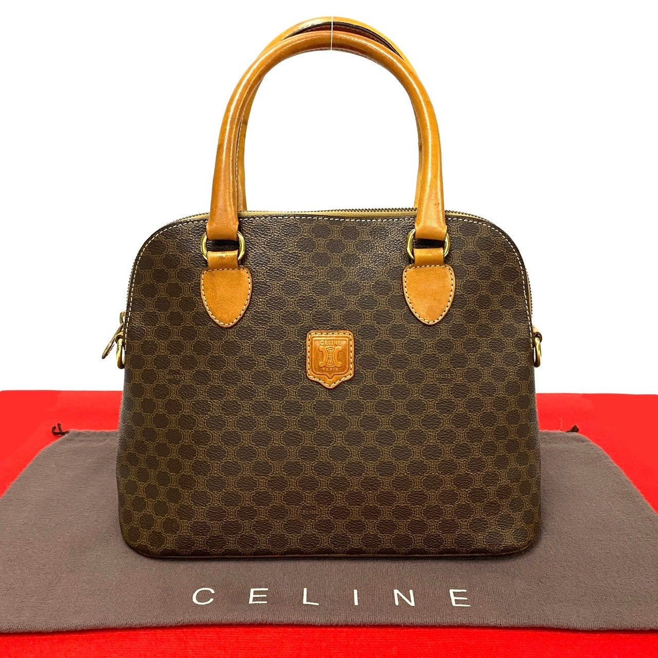 Celine Celine Handbag Brown Leather Size ONE SIZE - 1 Thumbnail