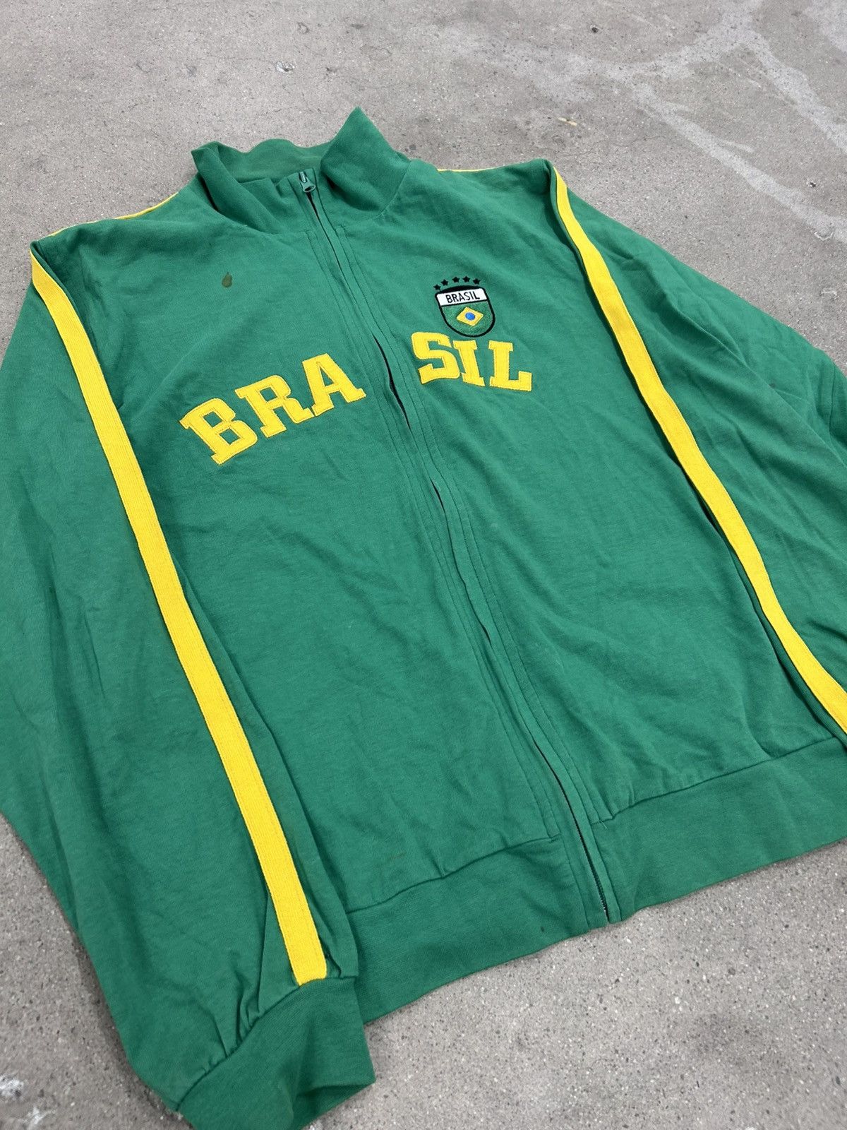 Japanese Brand × Vintage Y2K Brasil Spell Out Track Jacket Size US M / EU 48-50 / 2 - 3 Thumbnail