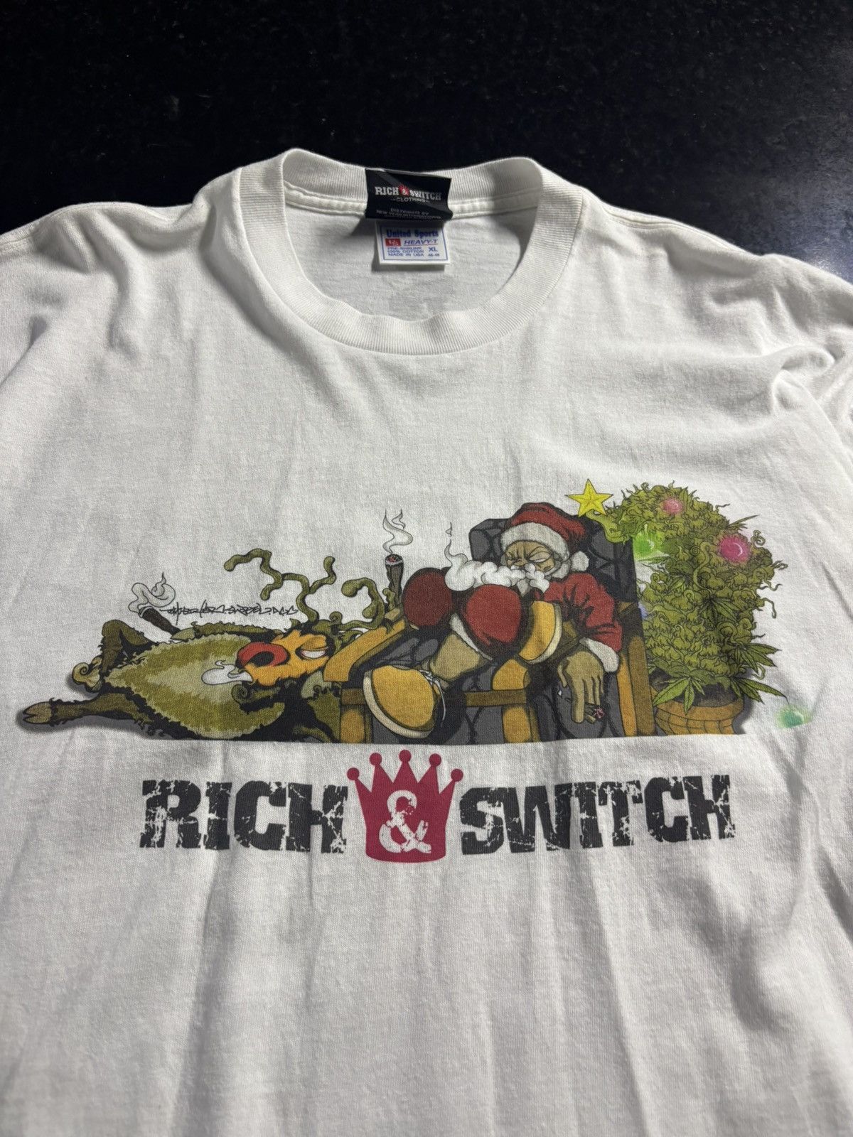 Drop Dead Clothing Rich & Switch Top Smoker Tshirt Size US XL / EU 56 / 4 - 2 Thumbnail