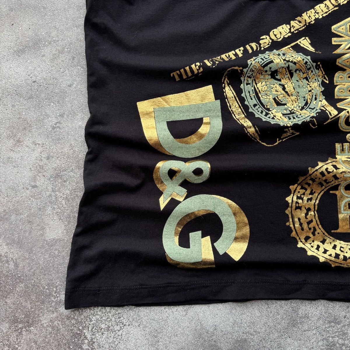 D&G Dolce & Gabbana Vintage Y2K Tank Top