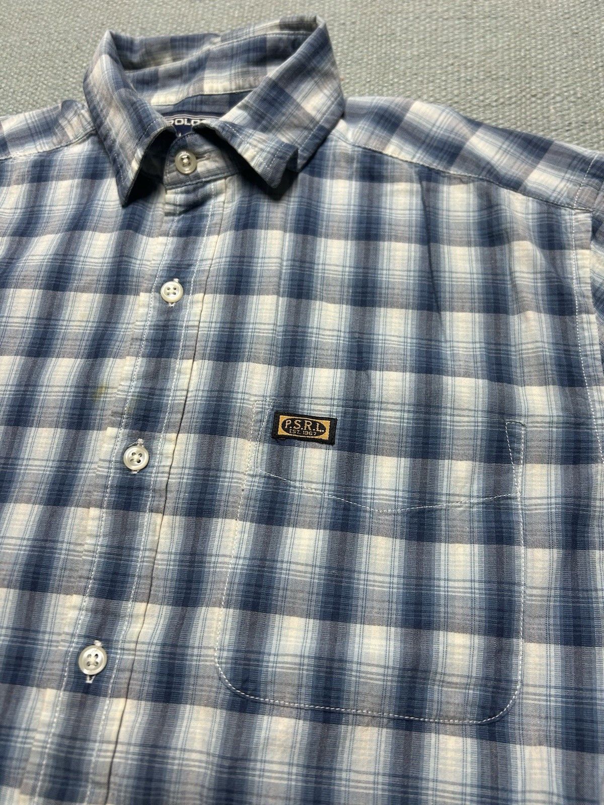 Vintage Polo sport Ralph Lauren button shirt shadow plaid boys M Size S / US 4 / IT 40 - 3 Thumbnail