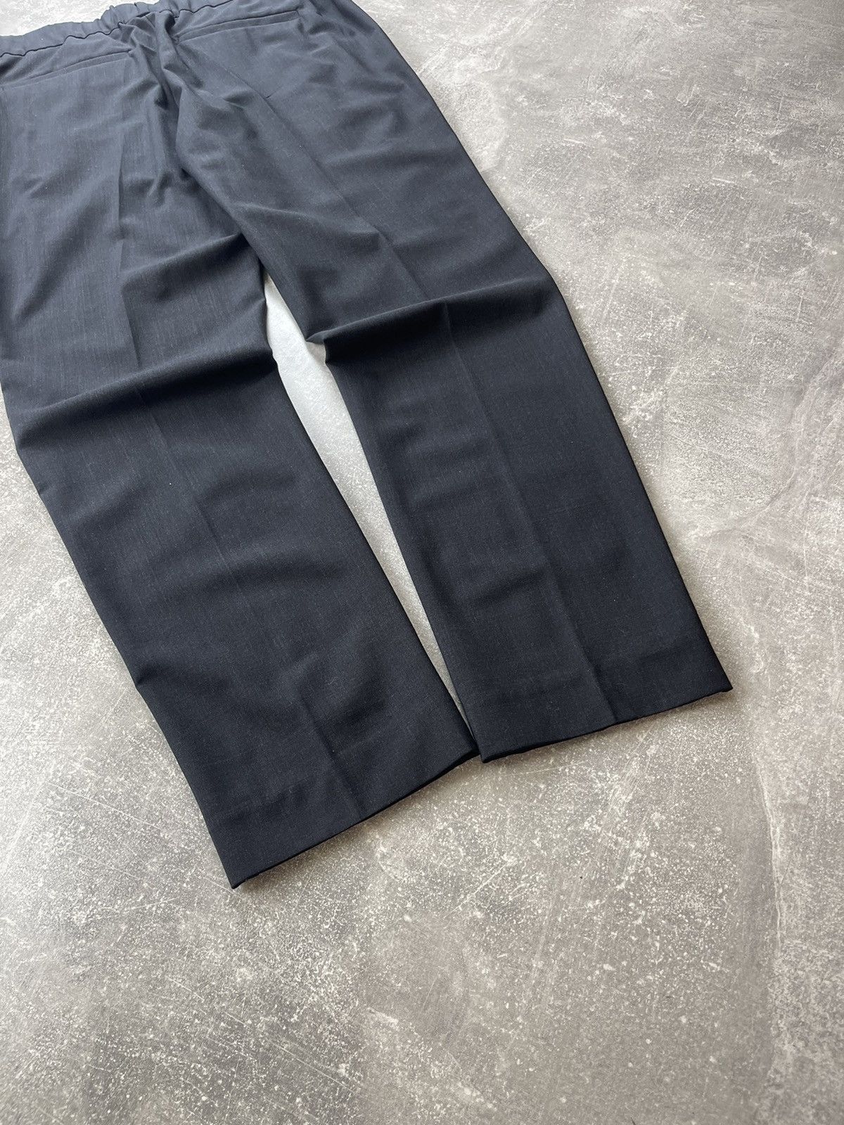 Brunello Cucinelli Brunello Cucinelli Black Wool Tapered Pants Elegant Tailored Size 27" / US 4 / IT 40 - 9 Thumbnail