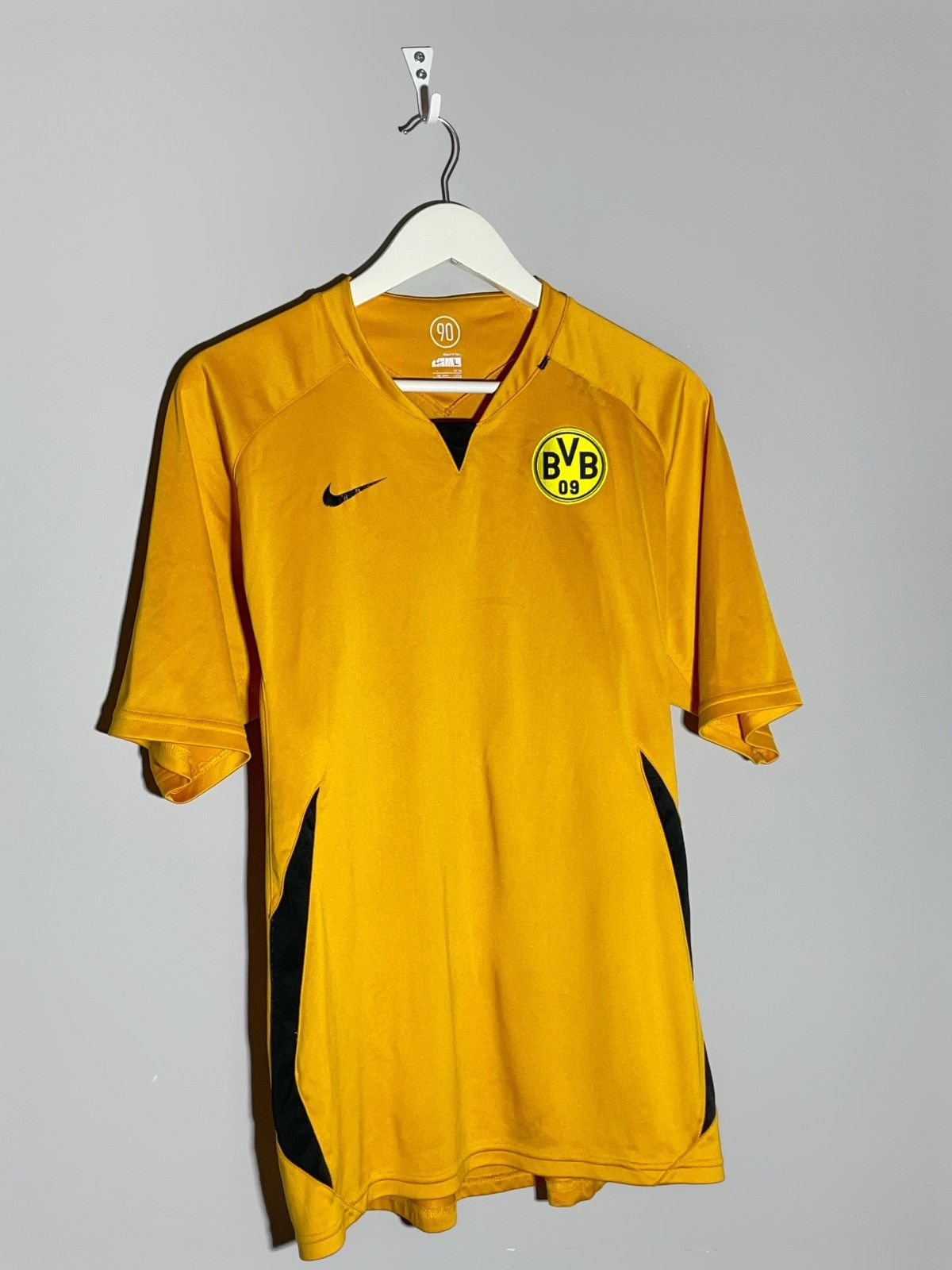 Nike × Vintage Borussia Dortmund BVB Nike Player Issue Y2k Football Shirt Size US L / EU 52-54 / 3 - 2 Thumbnail