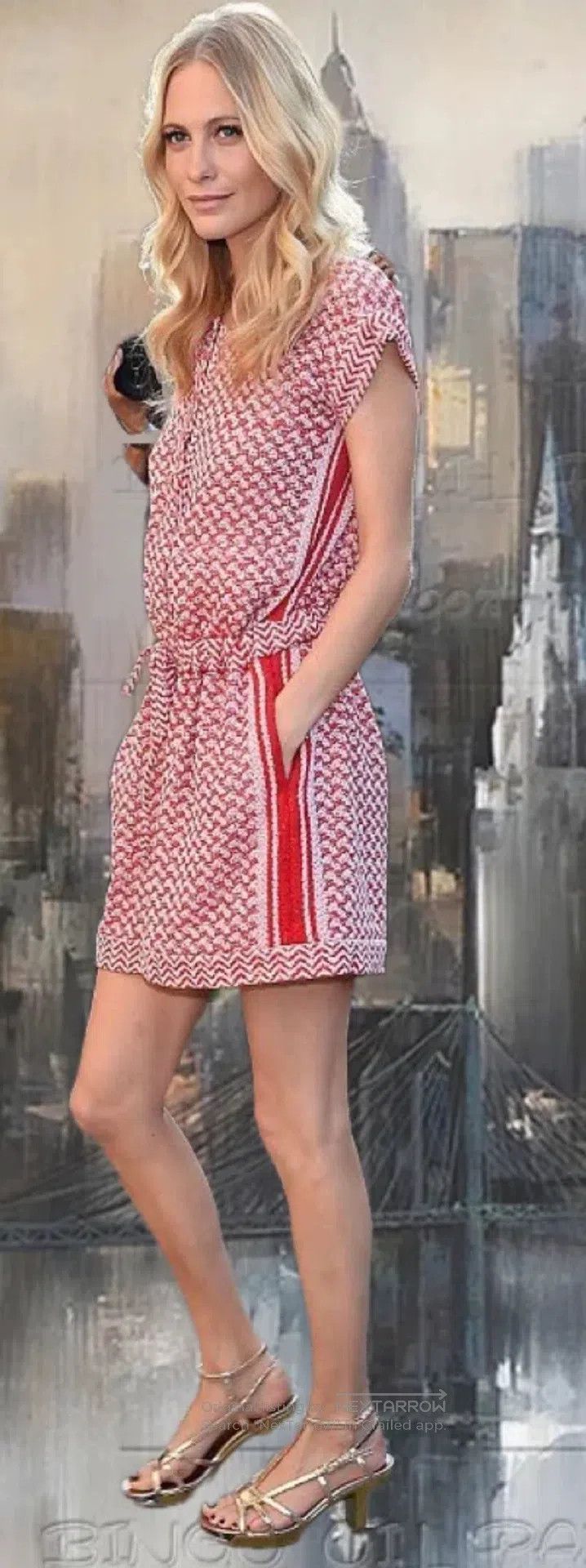 Chanel Chanel Red and white striped jumpsuit Size 24" / US 00 / IT 34 - 1 Thumbnail