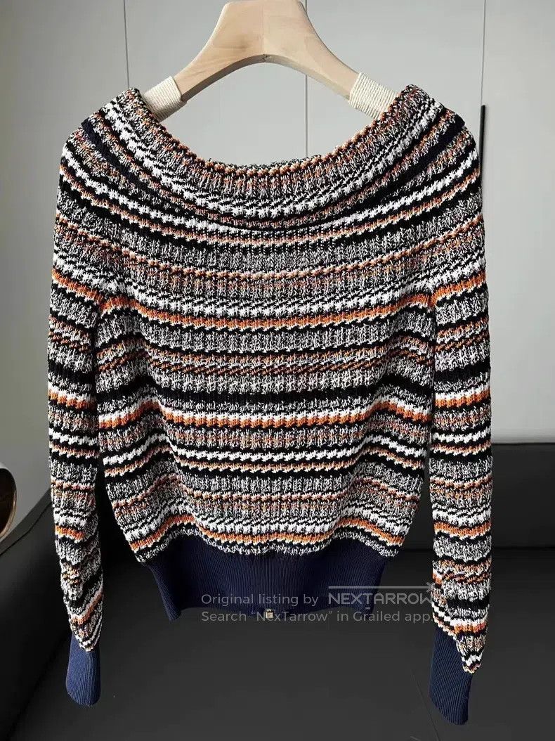 Chanel Chanel Cuba Series Show Colour Striped Lapel Knitted Zippe Size S / US 4 / IT 40 - 4 Thumbnail