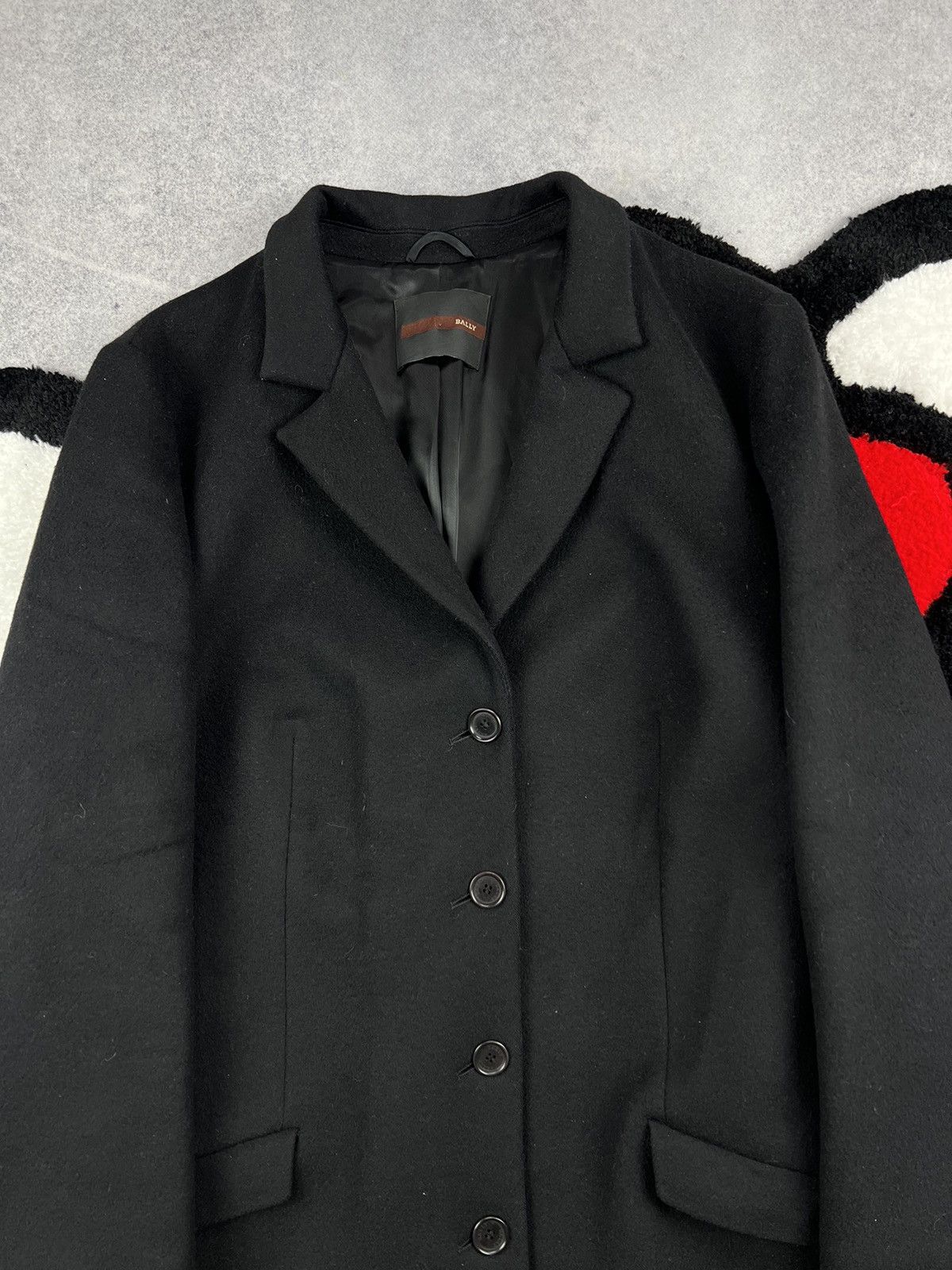 Bally Vintage Bally Italy Wool Coat Trench Size XL / US 12-14 / IT 48-50 - 4 Thumbnail