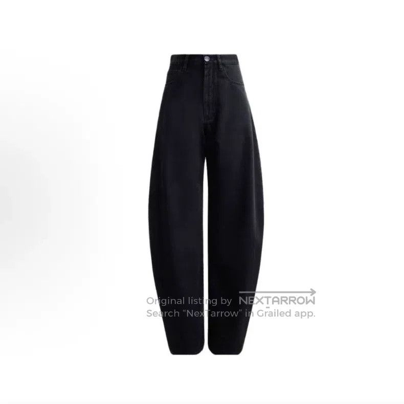 Alaia Alaia Solid Color Zipper High Waist Denim Pants, Black Size 25" / US 0 / IT 36 - 1 Thumbnail