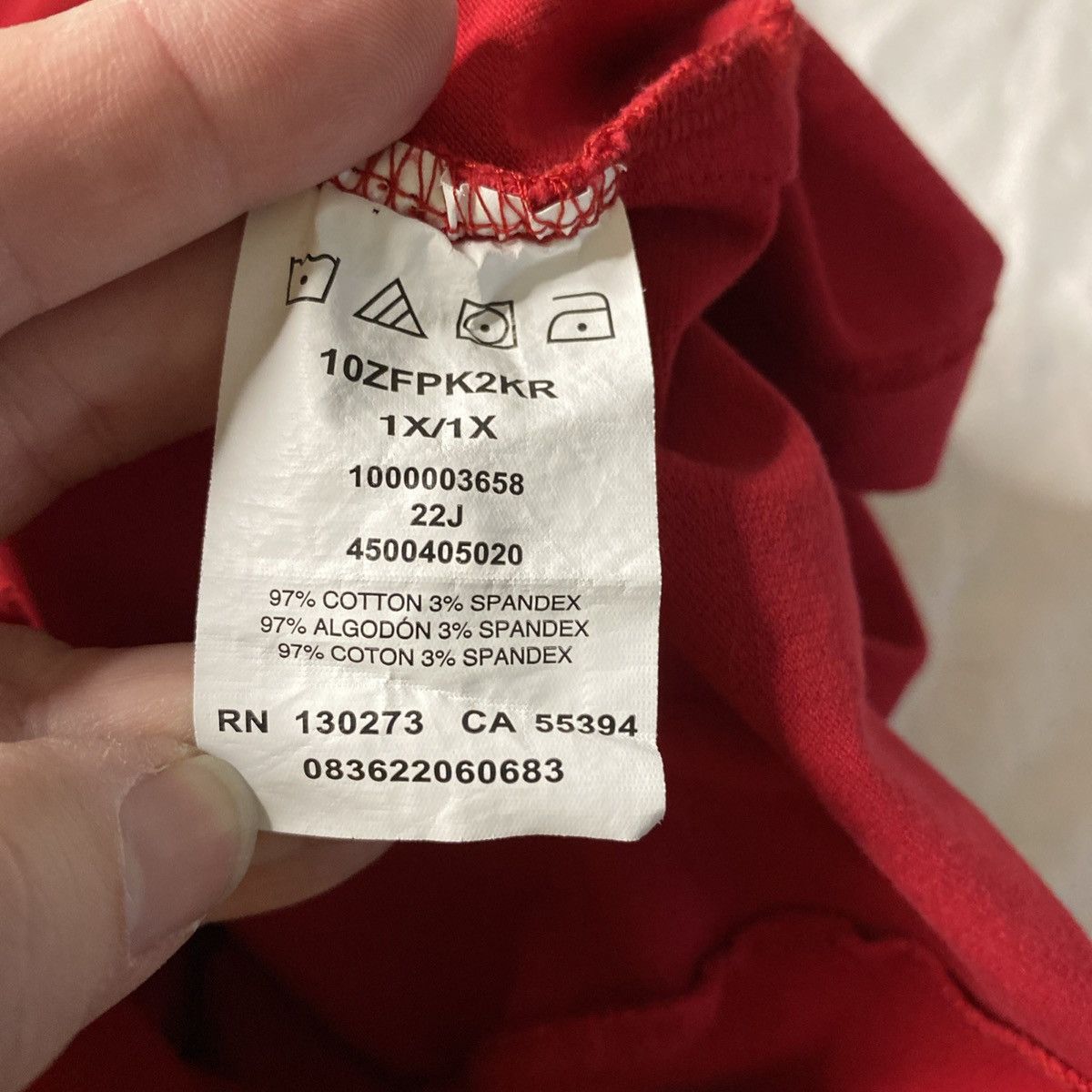 Lee Lee Riders Women's Polo Shirt Short Sleeve Red Sz 1X EUC Size XL / US 12-14 / IT 48-50 - 7 Thumbnail