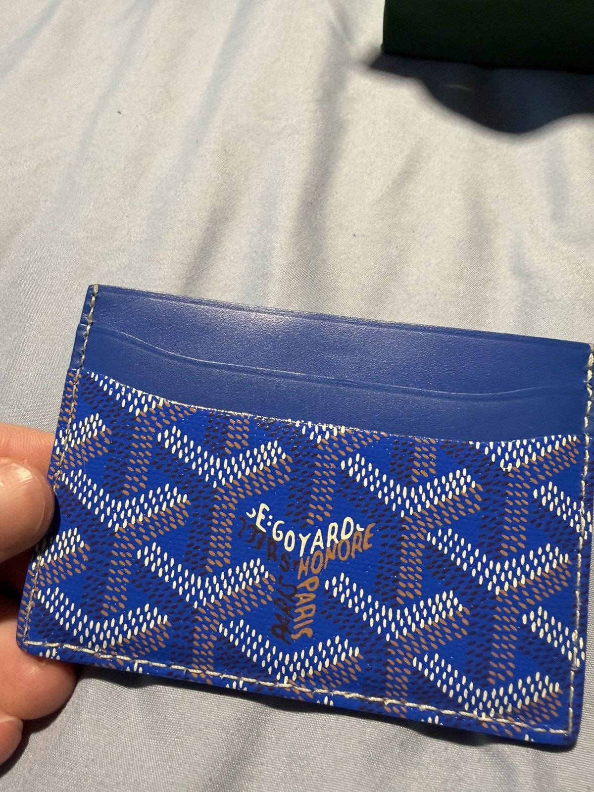 Goyard Goyard sulpice blue card holder Size ONE SIZE - 4 Thumbnail