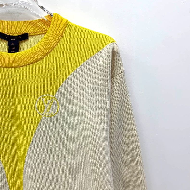Louis Vuitton Louis Vuitton 23 color-block logo embroidered cotton crewn Size XS / US 0-2 / IT 36-38 - 3 Thumbnail