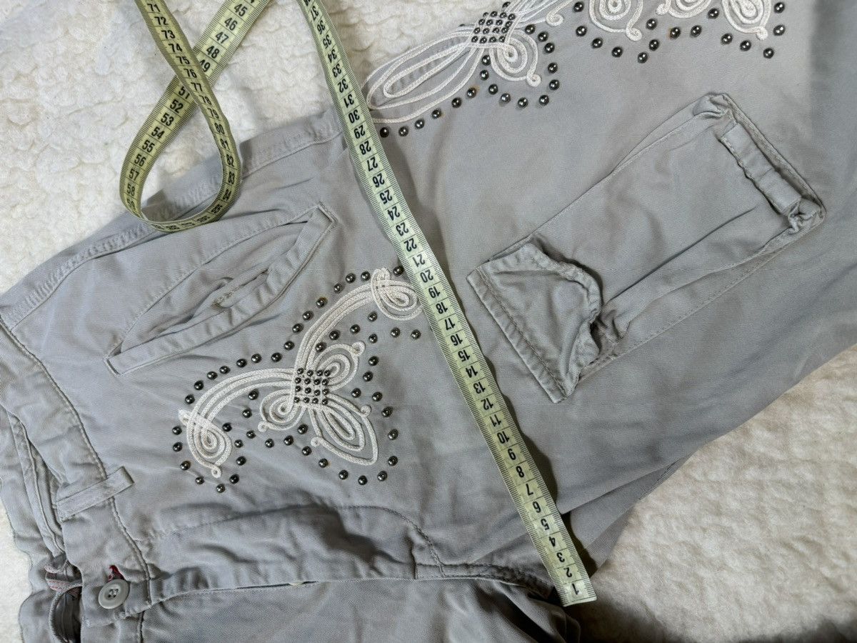 Mason's Masons embroidery metal rivets vintage cargo pockets pants Size US 32 / EU 48 - 22 Thumbnail