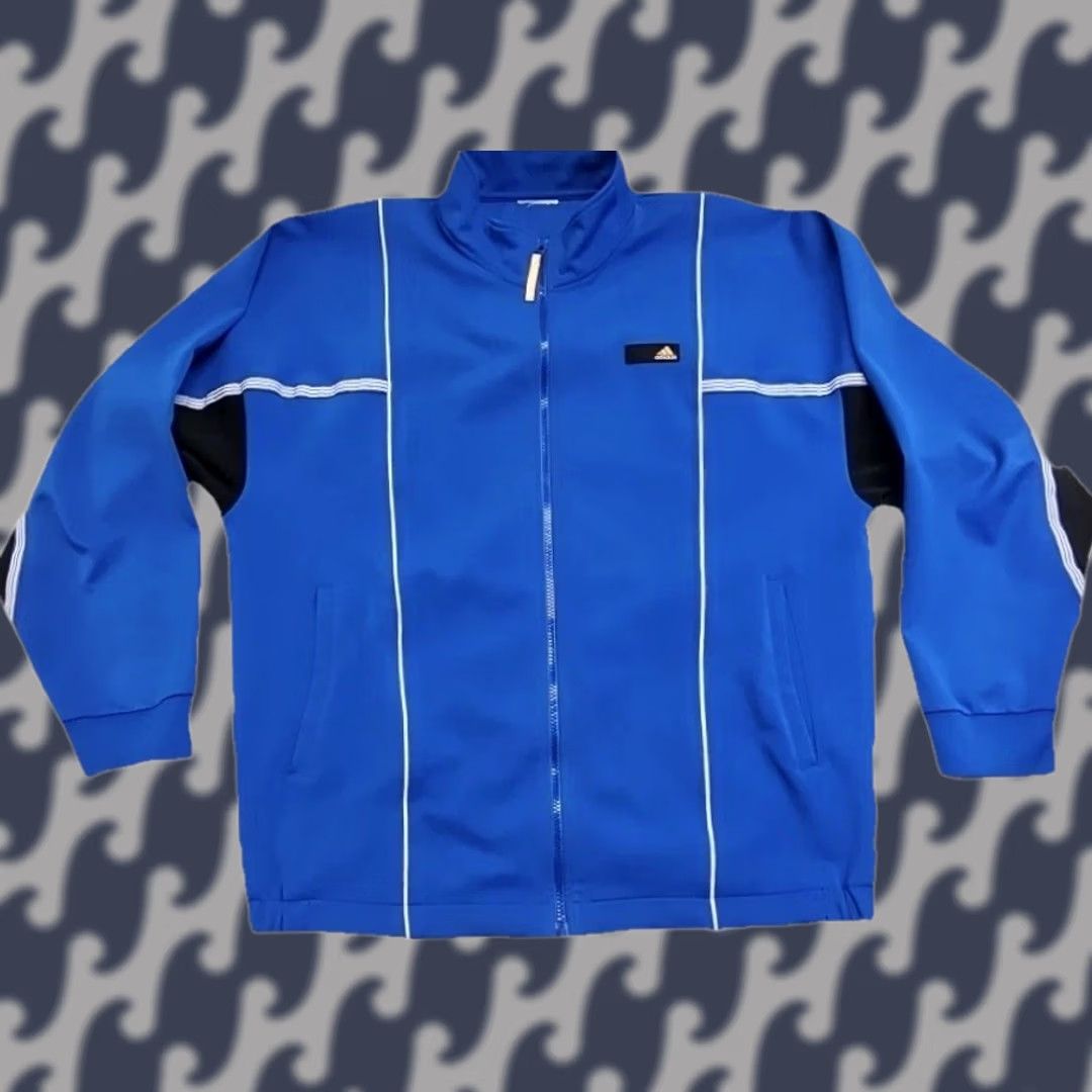 Adidas Adidas x Oasis Tour Firebird Tracktop Jacket Sky Blue Large