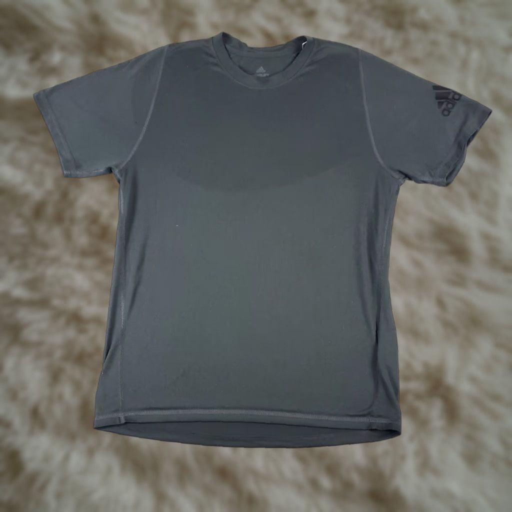 Adidas Adidas T Shirt Mens Size Small Gray Gym Active Work Out Short Sleeve Size US S / EU 44-46 / 1 - 1 Thumbnail