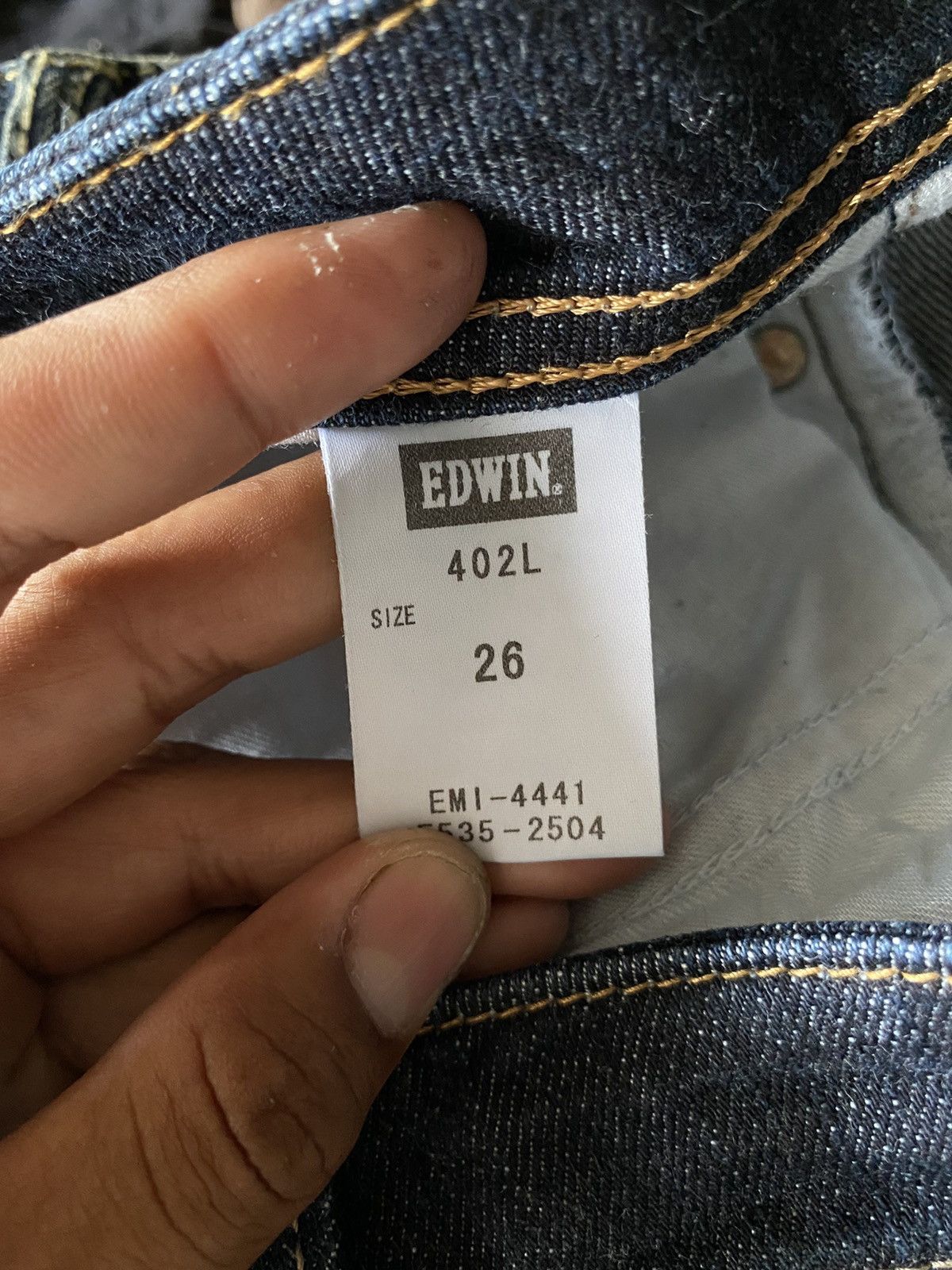 14th Addiction × Edwin × Hysteric Glamour MISS EDWIN DENIM PANTS Size 28" / US 6 / IT 42 - 7 Thumbnail