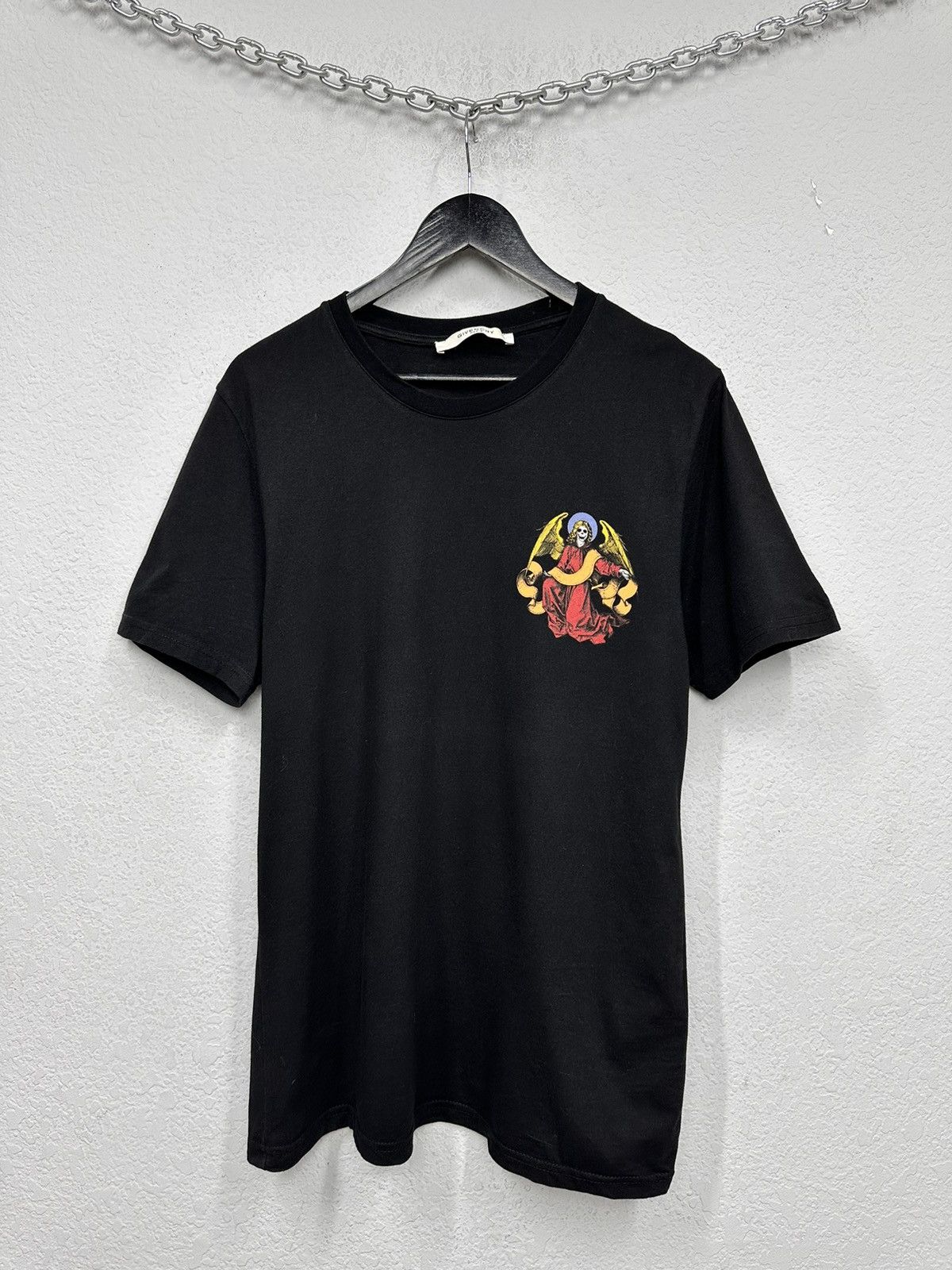 Givenchy Vintage Black T-Shirt Givenchy Monogram Tee Faded Ed Hardy Size US M / EU 48-50 / 2 - 1 Thumbnail