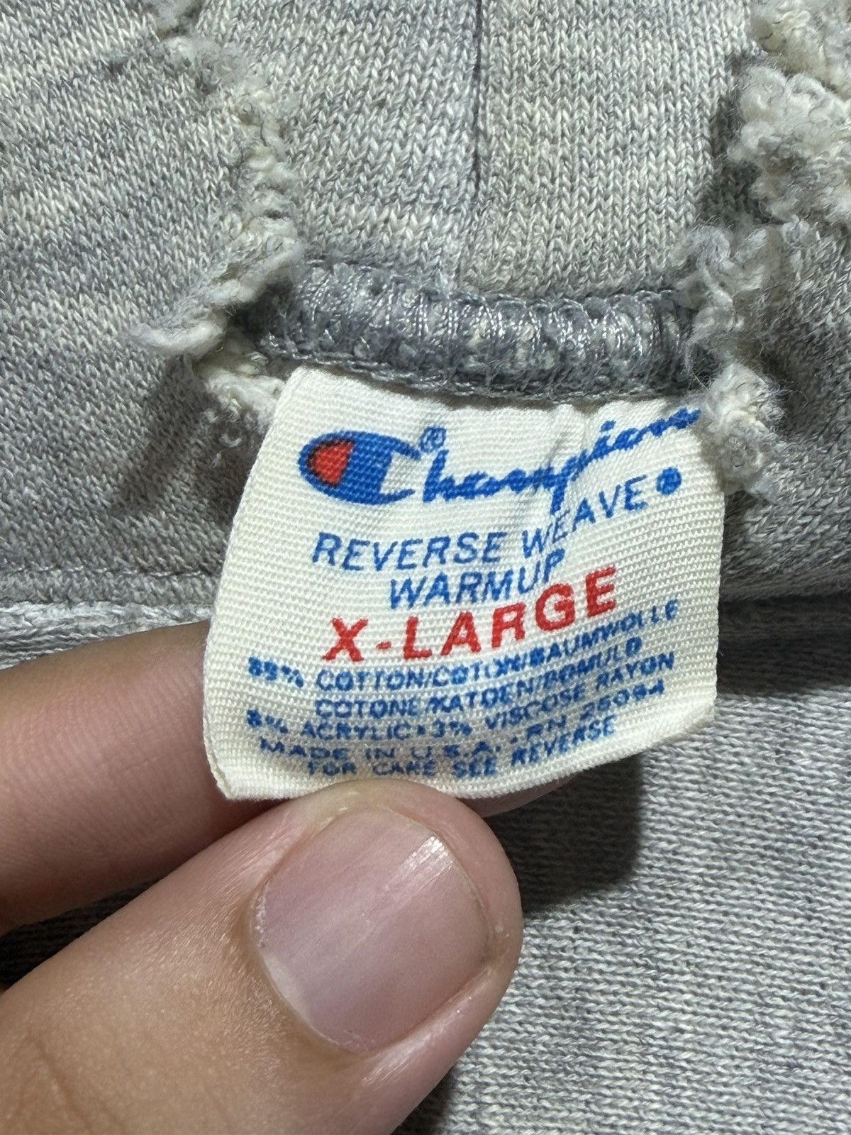 Vintage Vintage 80s University of Maryland champion hoodie Size US XL / EU 56 / 4 - 3 Thumbnail