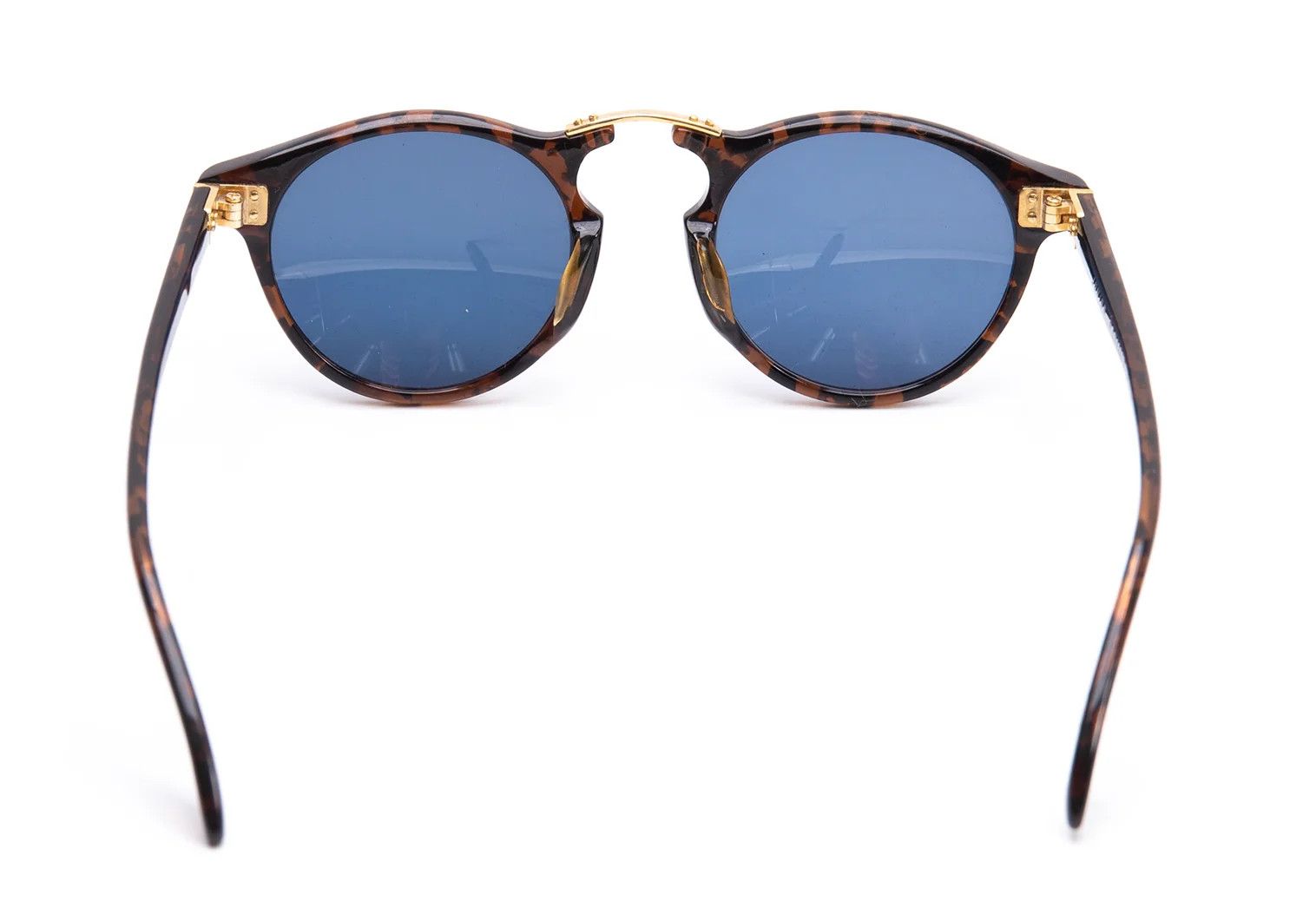 Jean Paul Gaultier Tortoise Pattern Sunglasses in Blue Brown Size ONE SIZE - 5 Thumbnail