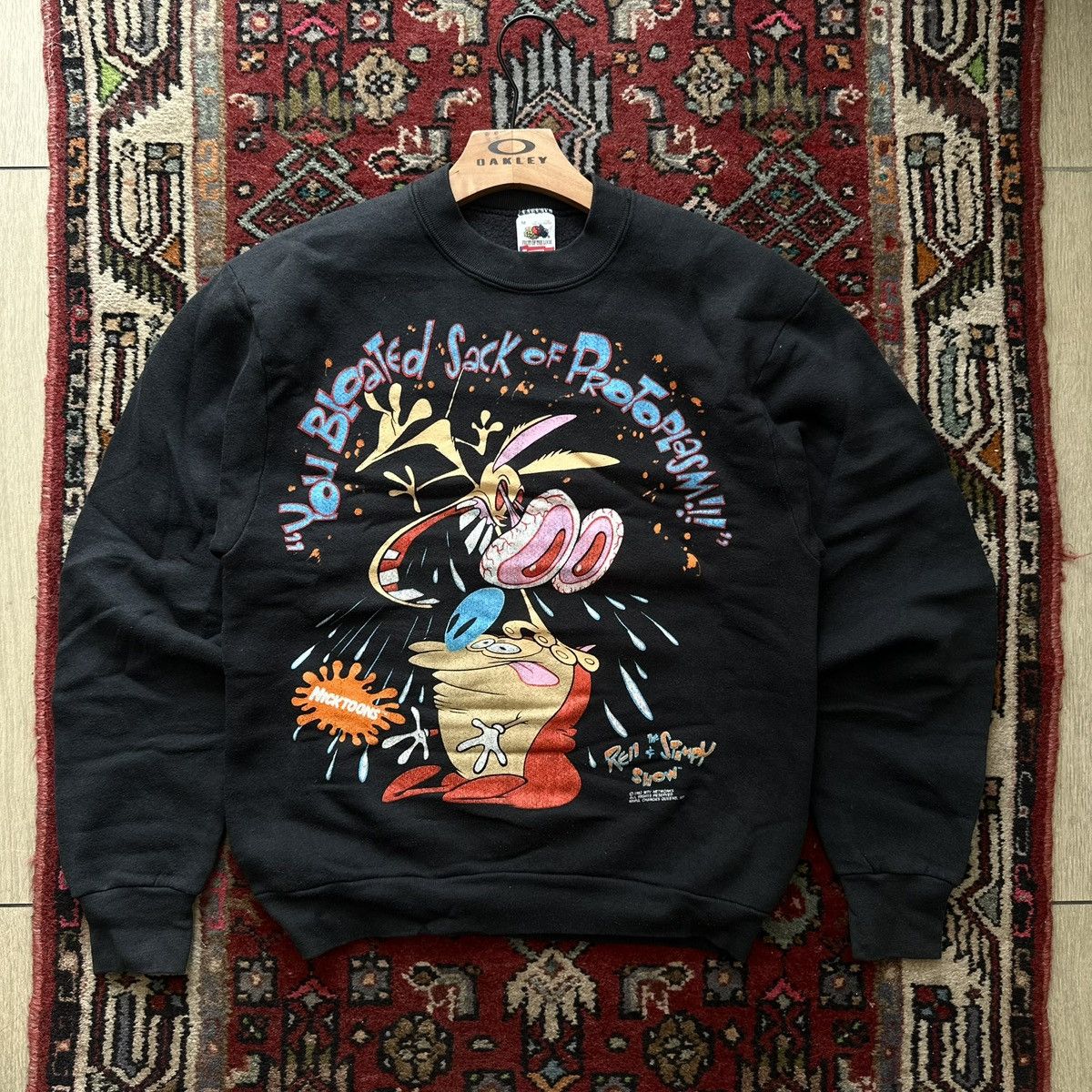 Nickelodeon Vintage 1992 Ren & Stimpy Crewneck Sweatshirt Nickelodeon Size US M / EU 48-50 / 2 - 1 Thumbnail