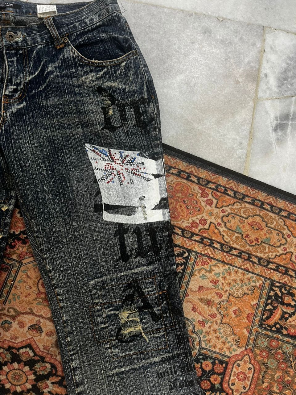 Hysteric Glamour × In The Attic Japanese Brand In the Attic Punk Design Size US 33 - 4 Thumbnail