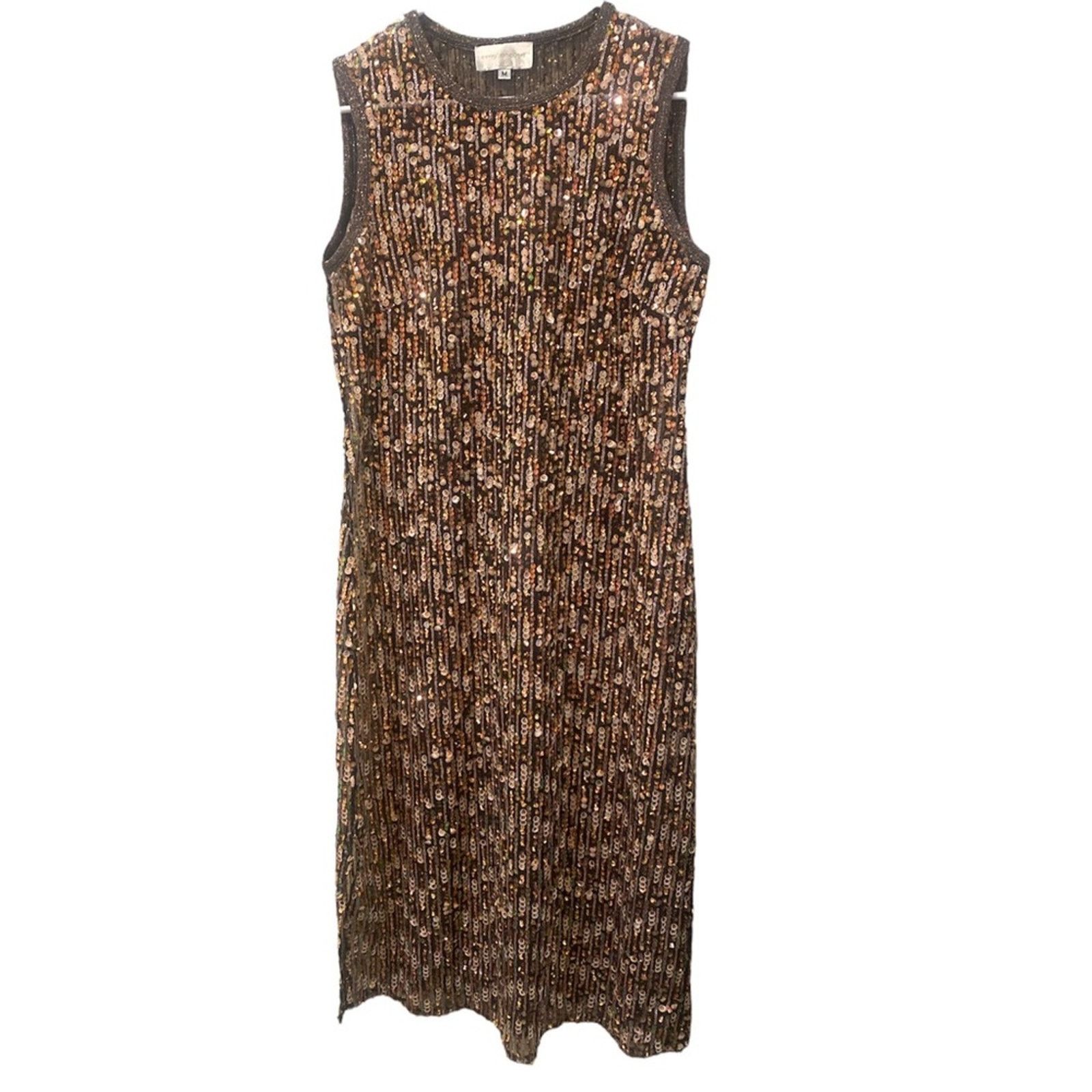 Anthropologie Anthropologie Corey Lynn Calter Sequined Swing Maxi Dress M Size M / US 6-8 / IT 42-44 - 2 Thumbnail