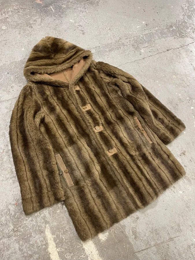 Balmain 1990s Balmain Faux Fur Reversible Jacket Size S / US 4 / IT 40 - 5 Thumbnail