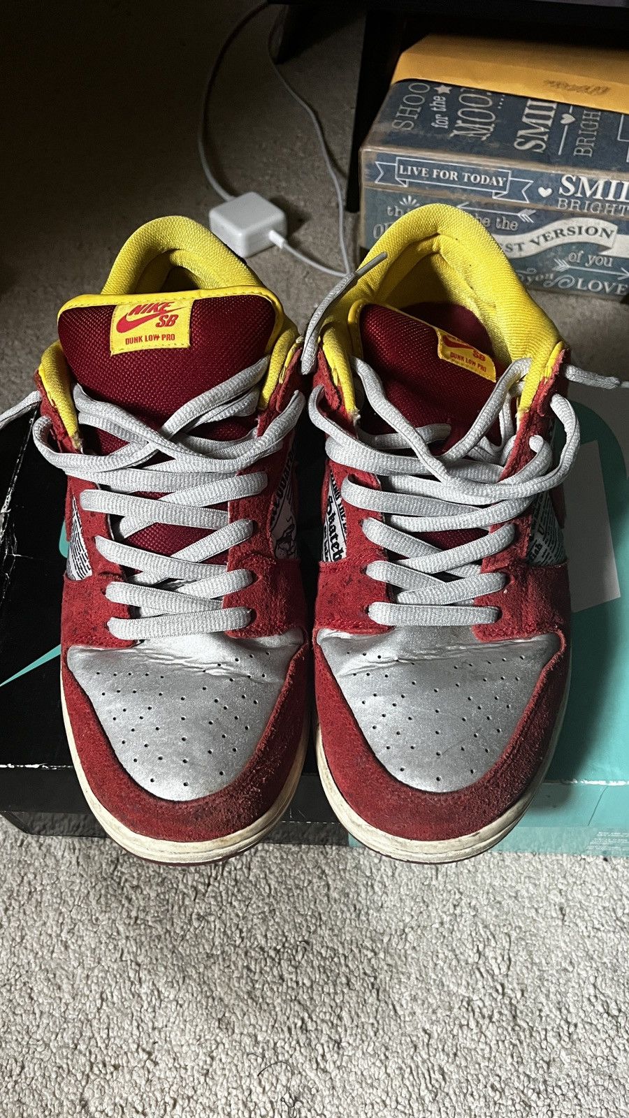 Nike Nike Dunk Low Premium SB QS Crawfish Size US 13 / EU 46 - 2 Thumbnail