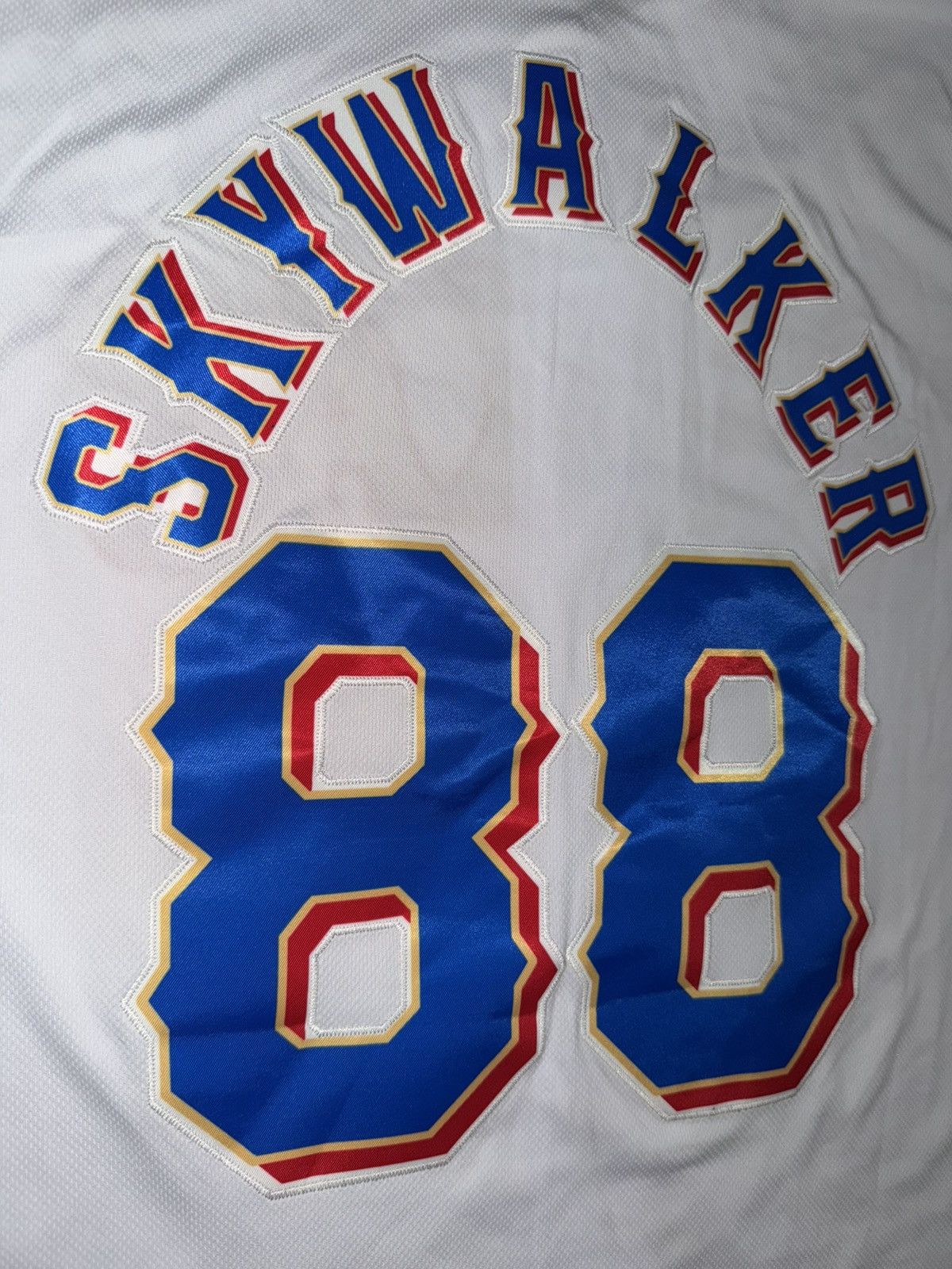 MLB Texas Rangers Luke Skywalker MLB Star Wars jersey large Size US L / EU 52-54 / 3 - 4 Thumbnail