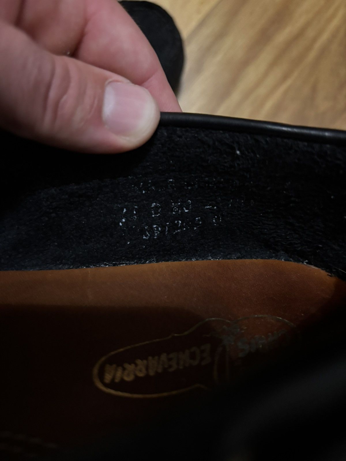 Sperry Sperry x Chris Echevarria Original 2-Eye Boat Shoe Black Size US 11 / EU 44 - 7 Thumbnail