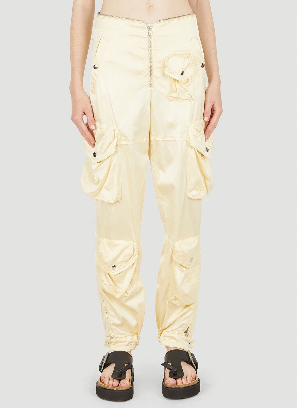 Acne Studios o1y0725 Cargo Pant in Pastel Yellow Size 28" / US 6 / IT 42 - 1 Thumbnail