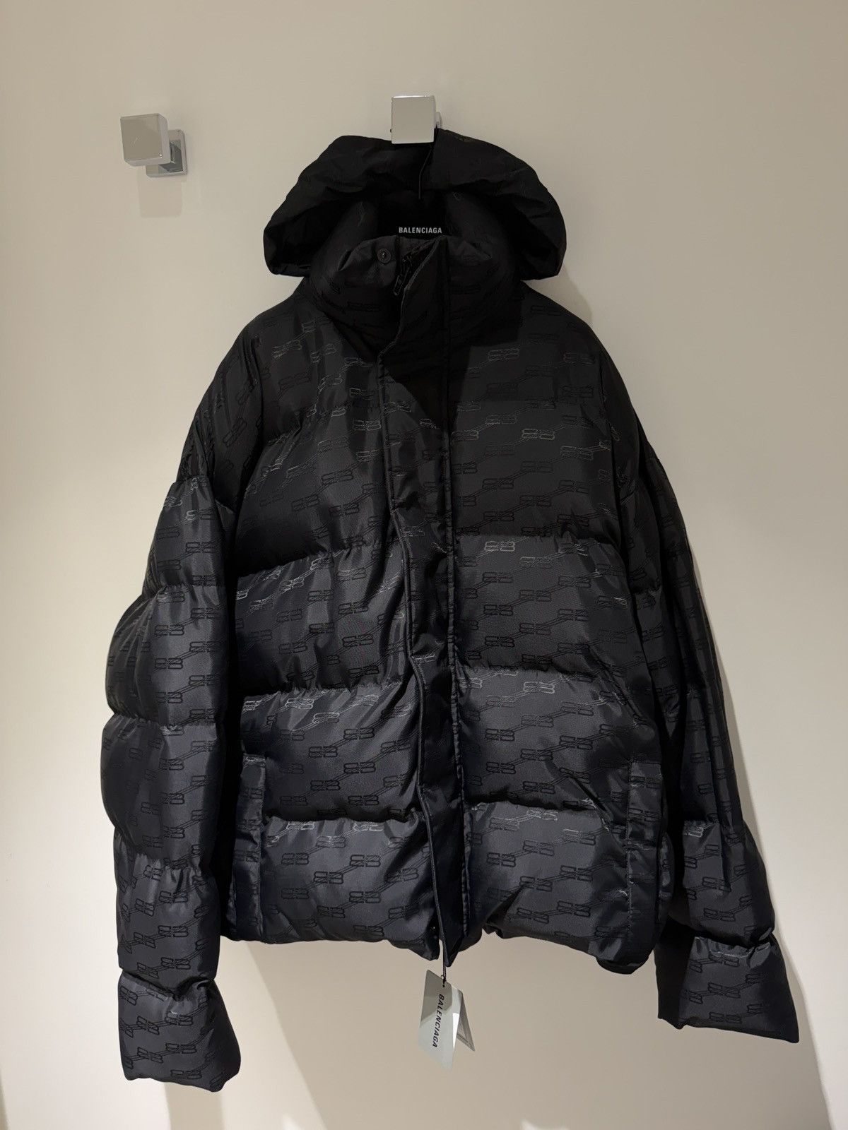 Balenciaga Monogram Puffer Puffer Jacket
