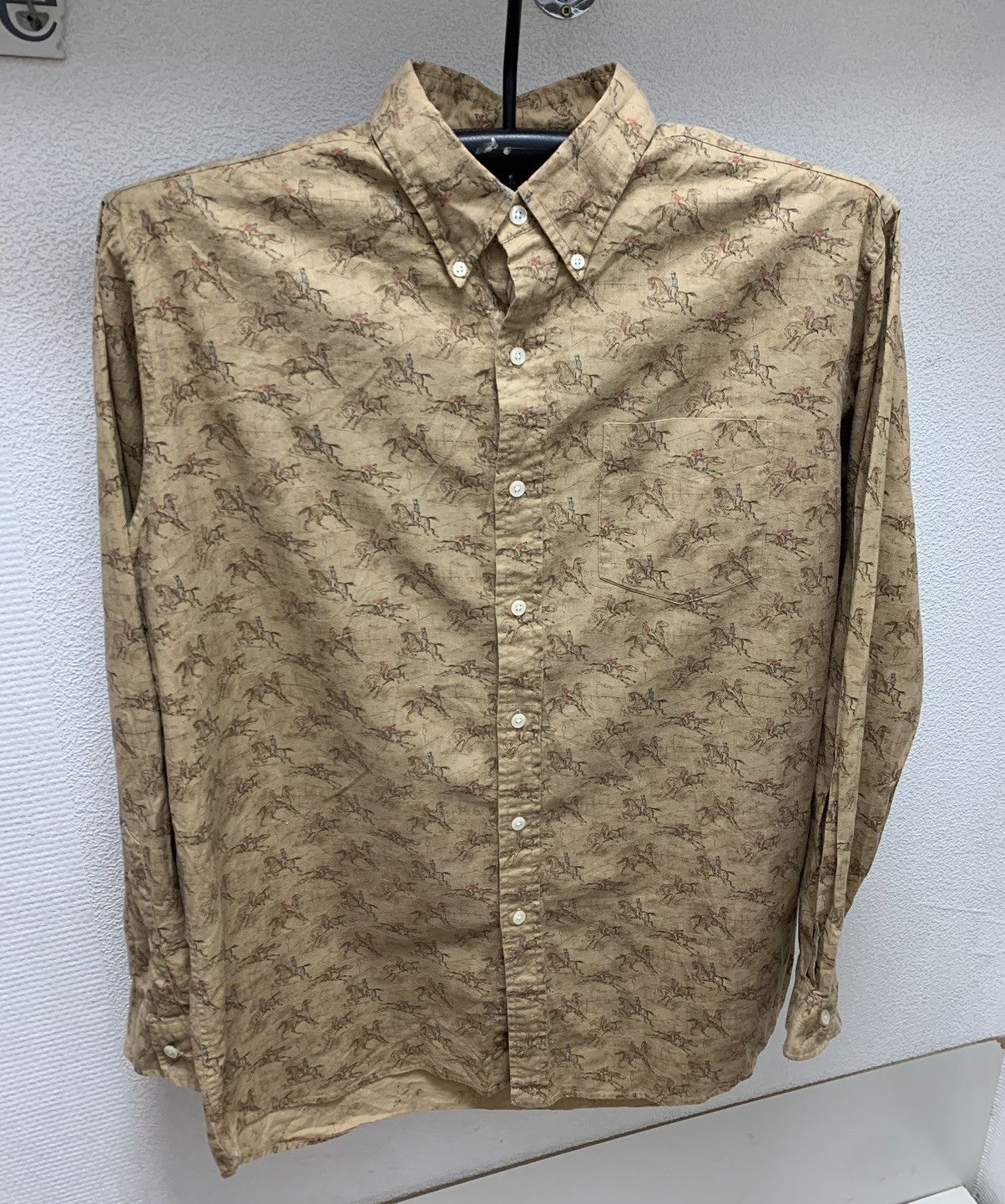 Polo Ralph Lauren Polo Ralph Lauren PRL fullprint shirt M sz purple Size US M / EU 48-50 / 2 - 1 Thumbnail