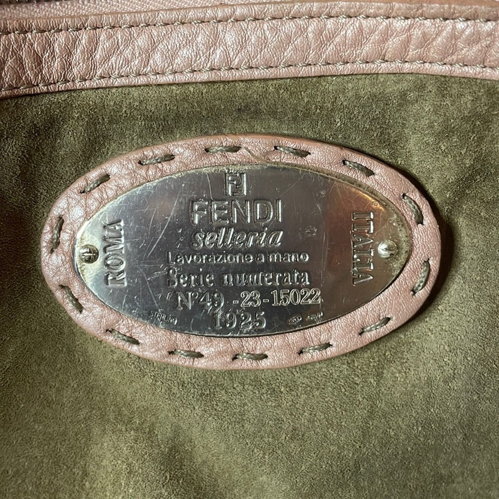 Fendi Fendi Selleria Linda Large Pink Leather Flap Tote Size ONE SIZE - 13 Thumbnail