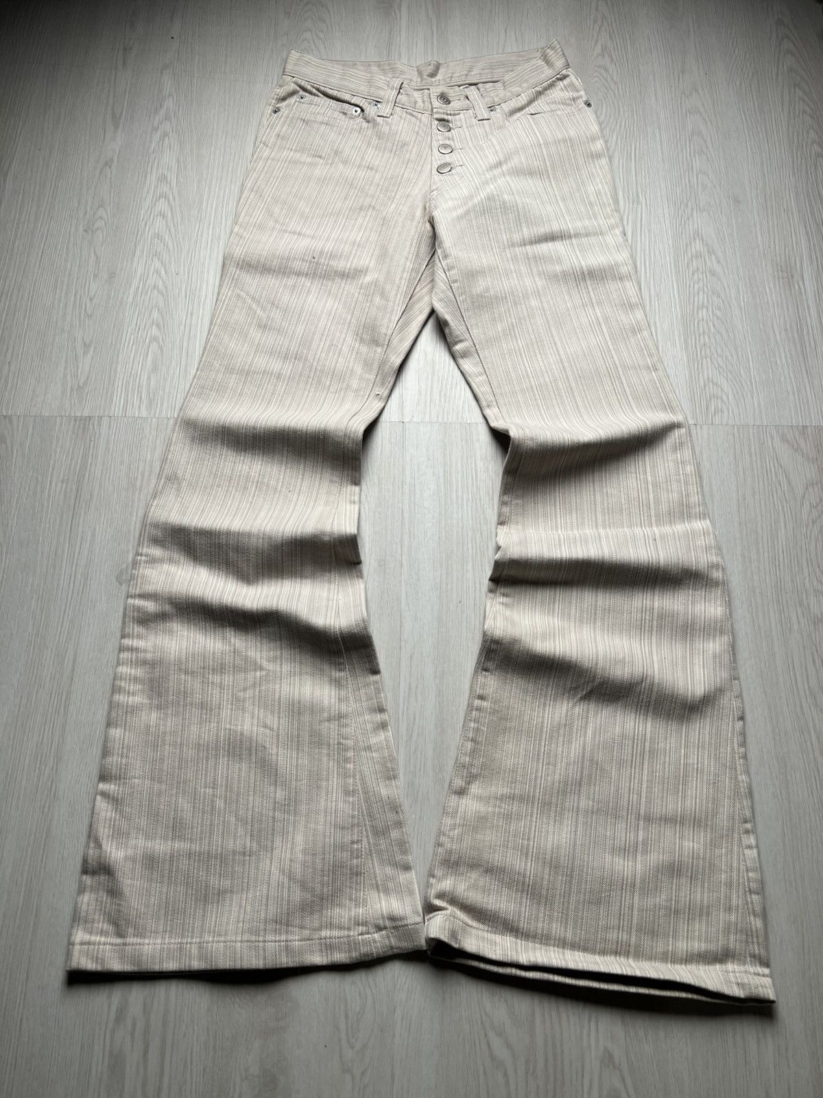 Tornado Mart Tornado Mart Super Flared Denim Lgb If six was nine style Size US 28 / EU 44 - 1 Thumbnail