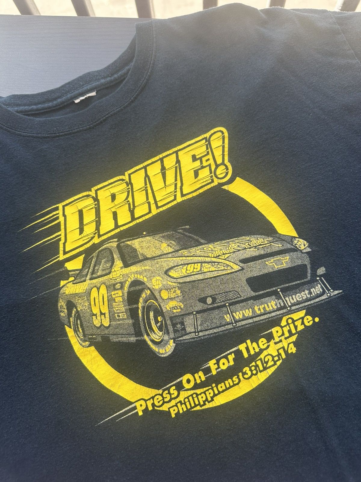 Other Vintage Thrifted Drive Racing Car Graphic T-Shirt Size XL Size US XL / EU 56 / 4 - 2 Thumbnail