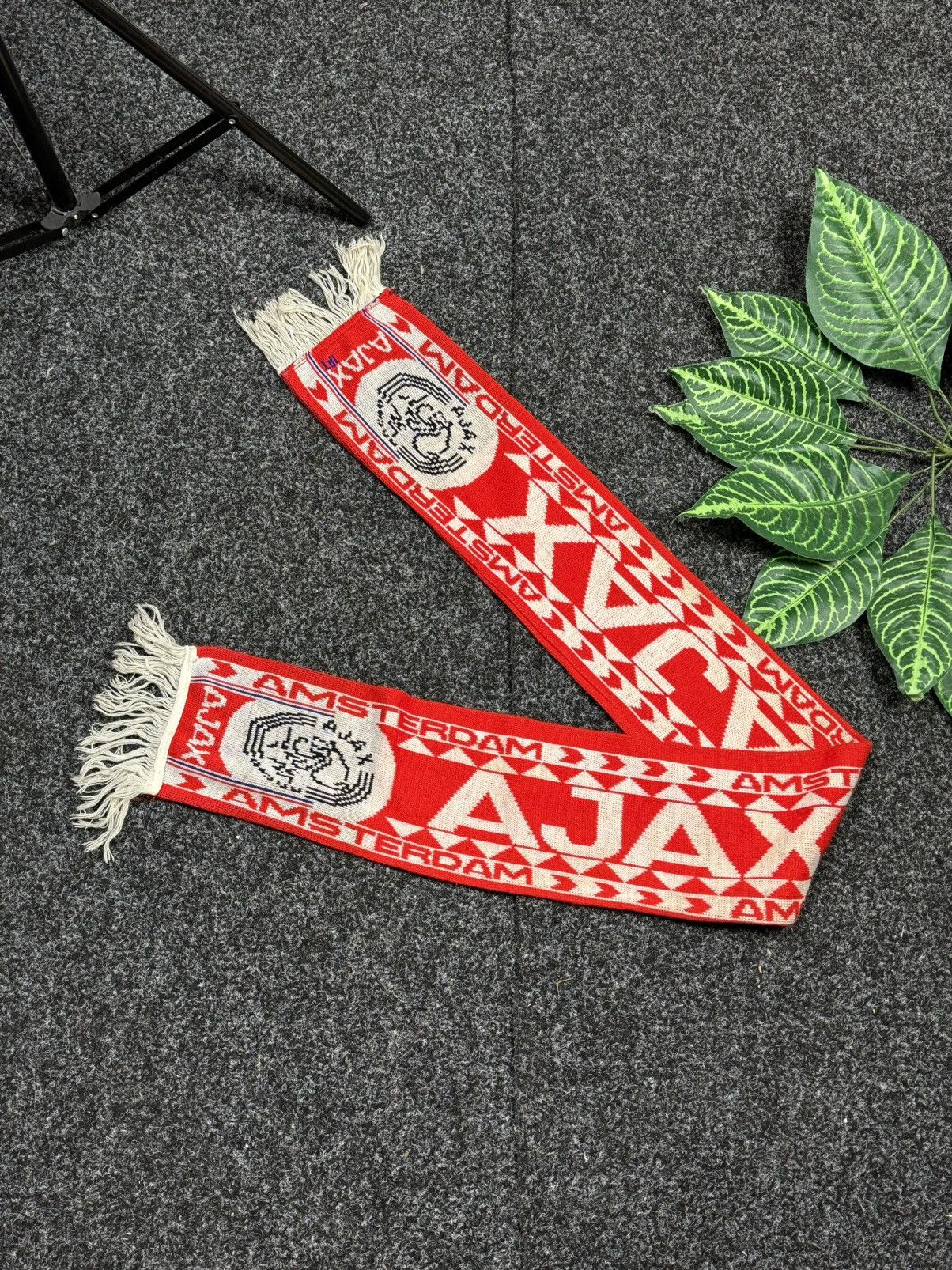 Vintage Vintage Scarf 🧣 Ajax Amsterdam Y2K Drill style Size ONE SIZE - 1 Thumbnail