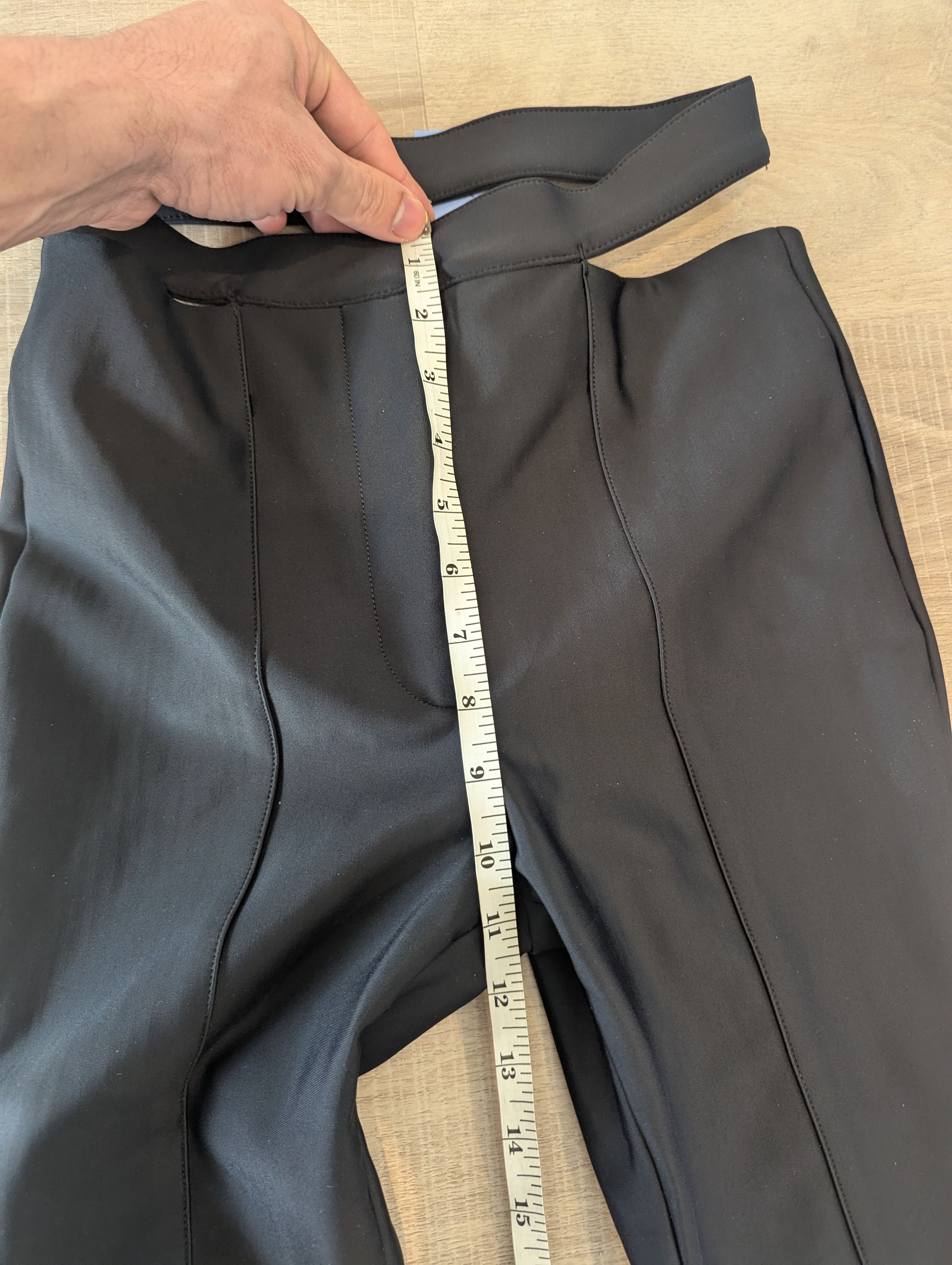 H&M × Mugler Mugler X H&M Flared Cut Out Jersey Pants Size 26" / US 2 / IT 38 - 10 Thumbnail