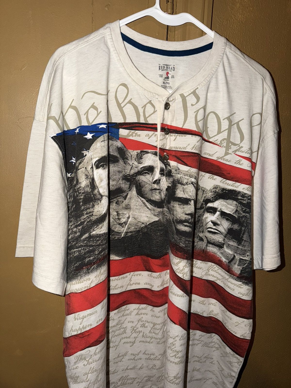 Redhead Red Head Brand Co. We The People Mount Rushmore Shirt Size US XL / EU 56 / 4 - 22 Thumbnail