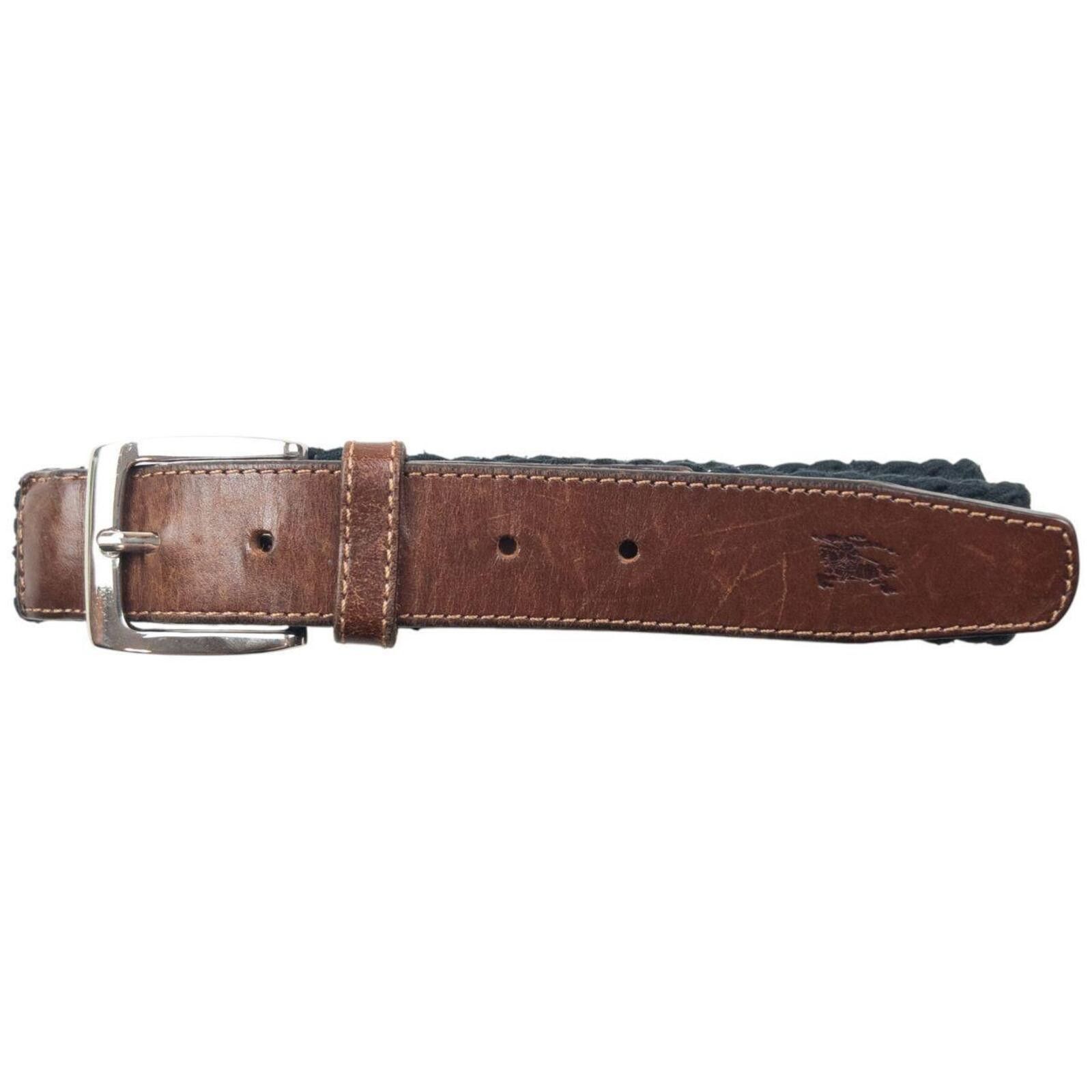 Burberry Vintage 2000s Burberry Braided Leather Belt Size L Size ONE SIZE - 2 Thumbnail