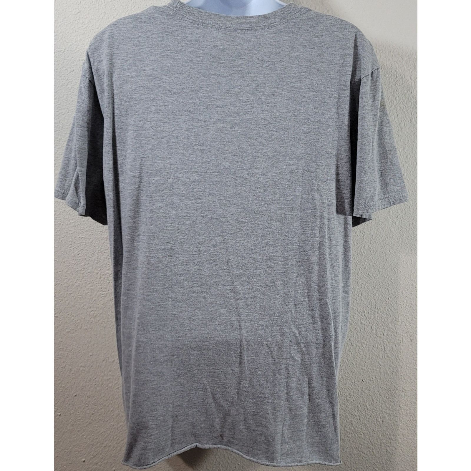 Gildan Gray Red Blue Graphic Peace Love & Country Music Top Large Size L / US 10 / IT 46 - 2 Thumbnail