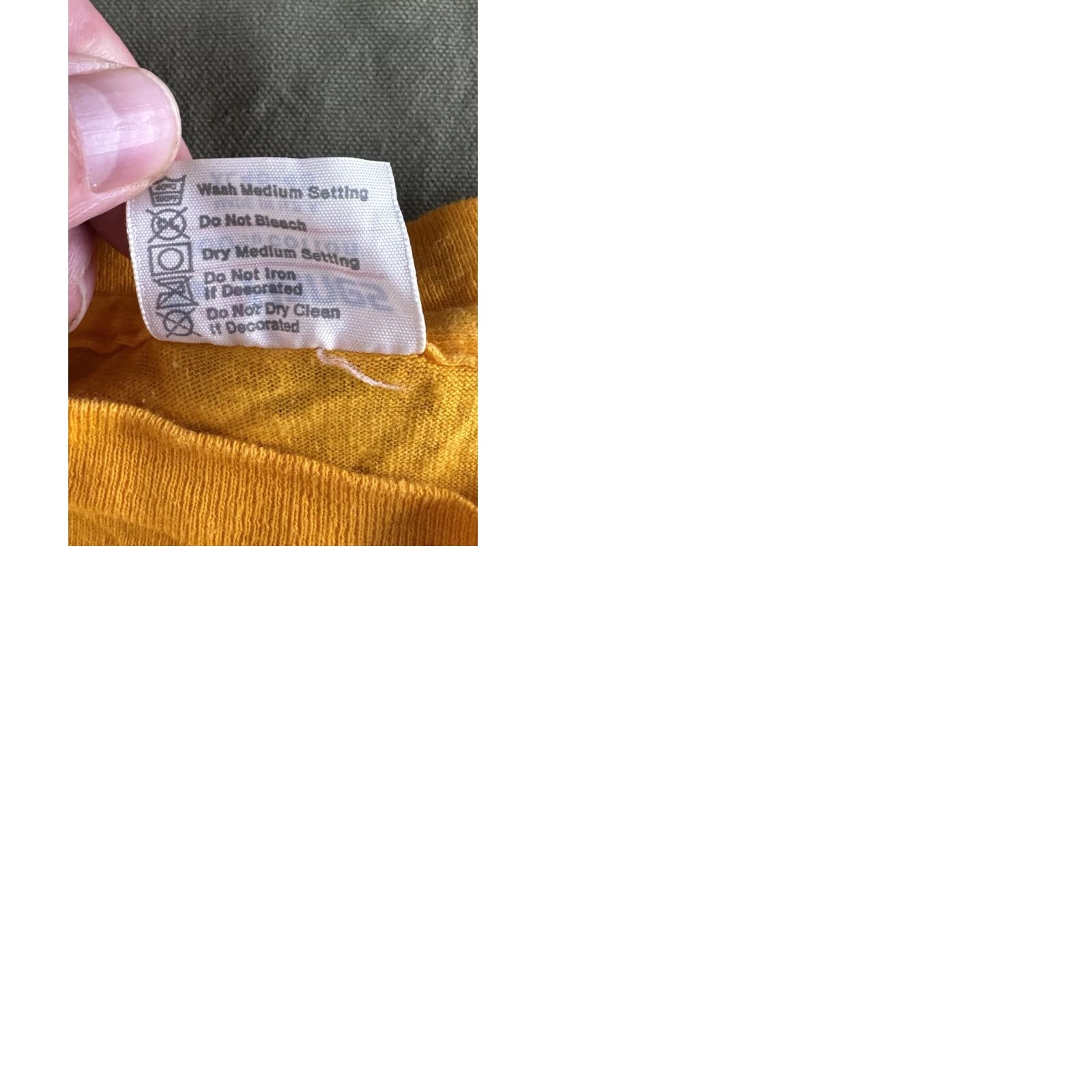 Hanes VINTAGE Hanes King Richard’s Faire Tee USA XL T-Shirt Men 80s Mustard Yellow 100% Cotton Short Sleeve Crew Neck Century Edition 10th Annual Size US XL / EU 56 / 4 - 9 Thumbnail