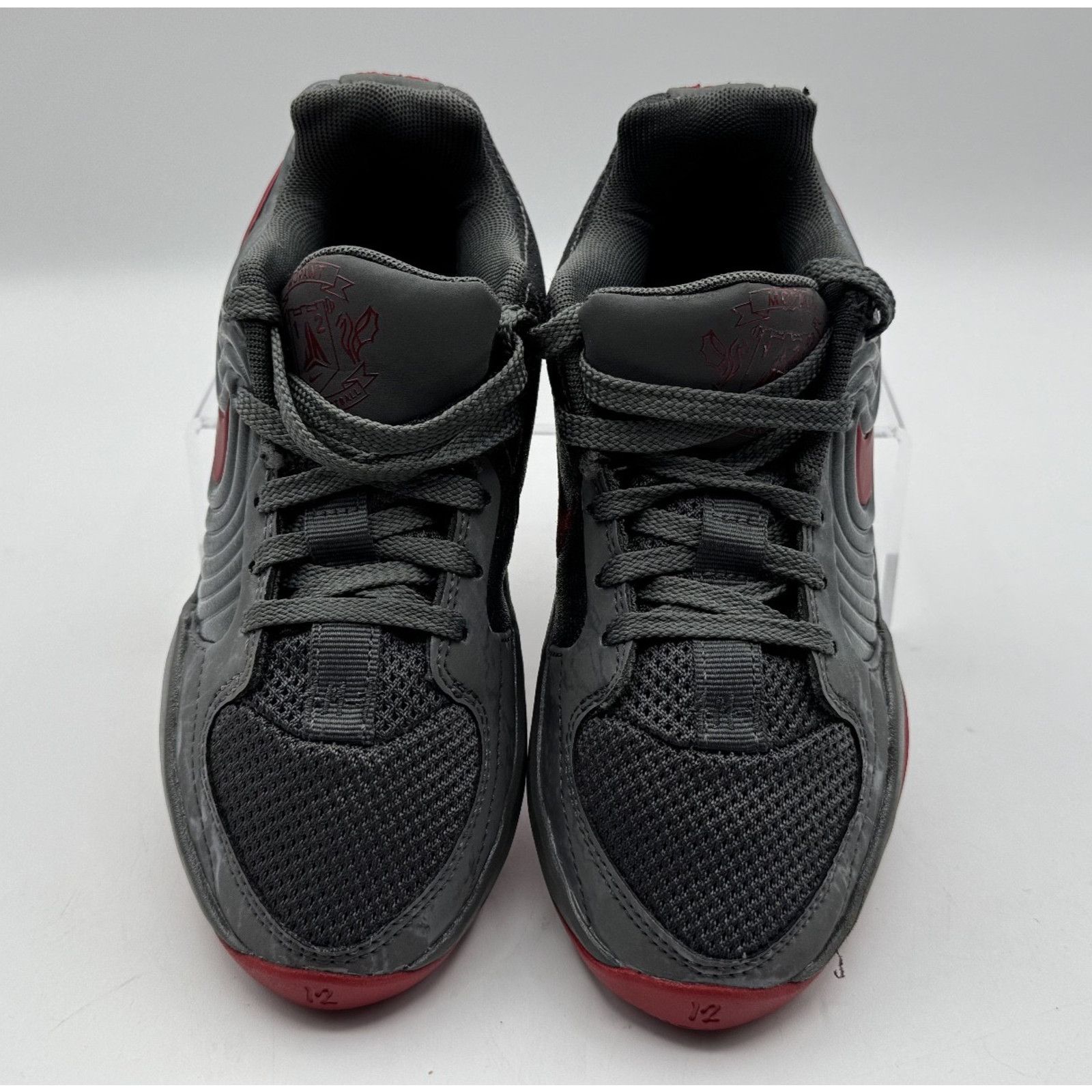 Nike Nike Ja 2 Kids 1.5 Youth Boys Grey & Red Basketball Court Size ONE SIZE - 4 Thumbnail