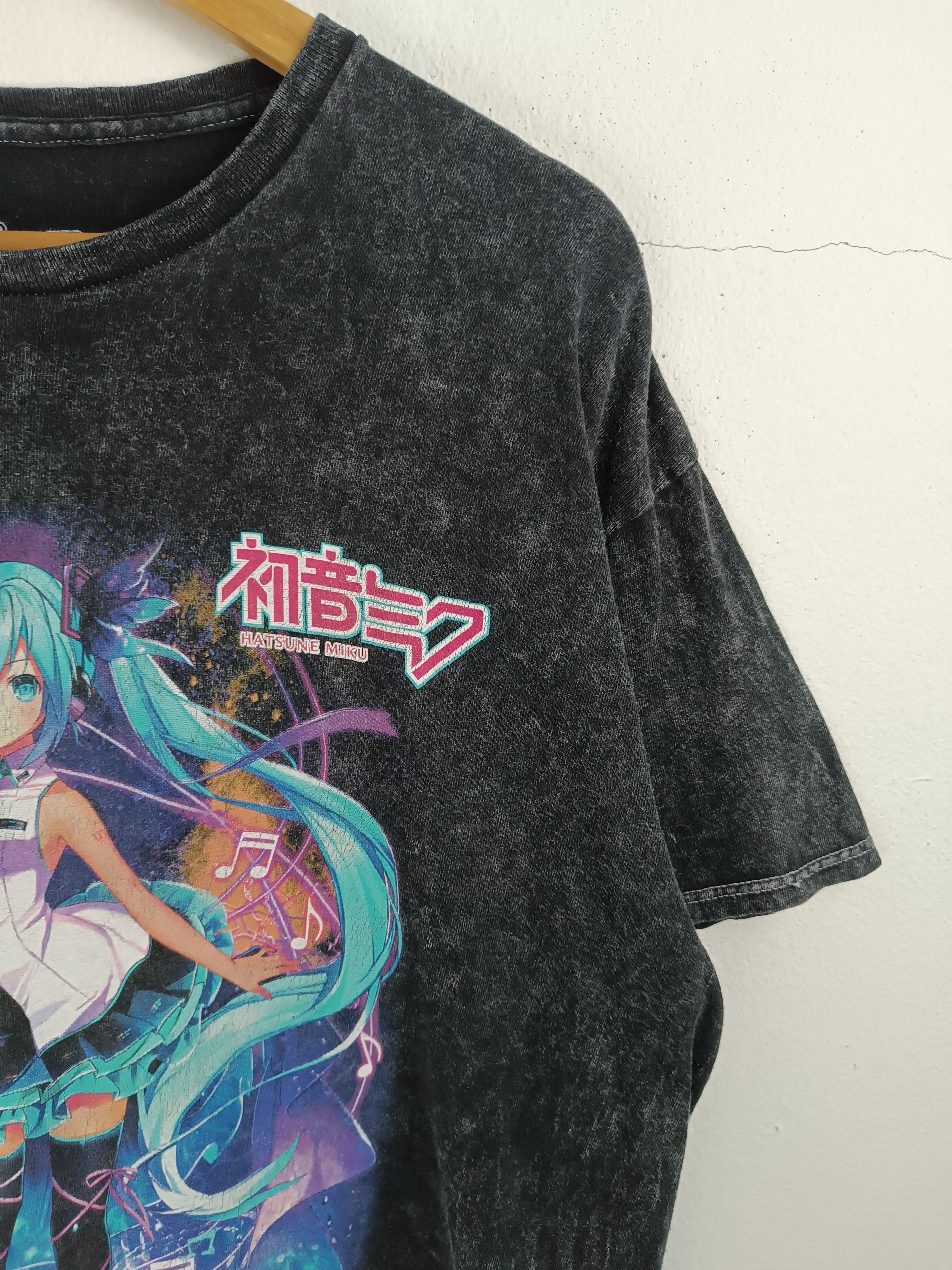 Anime VINTAGE HATSUNE MIKU VOCALOID WAIFU CUTE CV01 FADED TEE Size US L / EU 52-54 / 3 - 6 Thumbnail