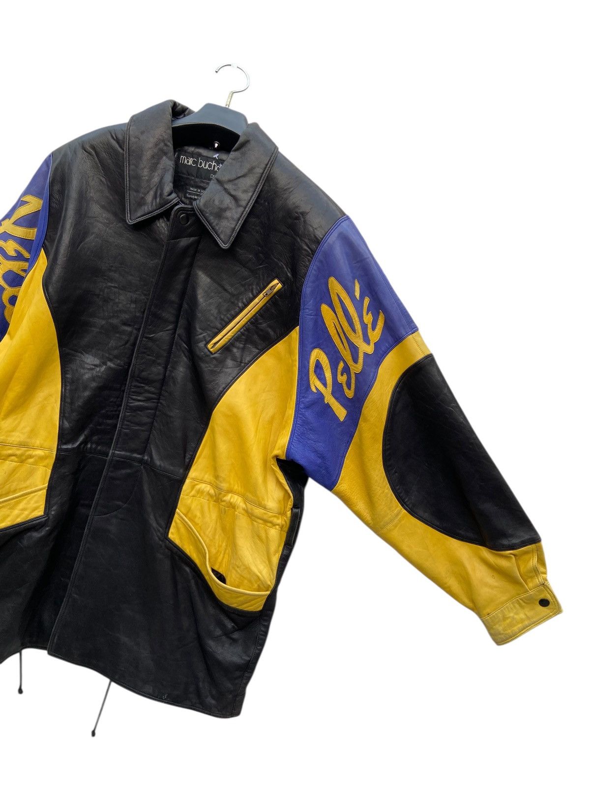 Marc Buchanan VINTAGE 1991 PELLE PELLE WILL SMITH LEATHER JACKET Size US L / EU 52-54 / 3 - 4 Thumbnail