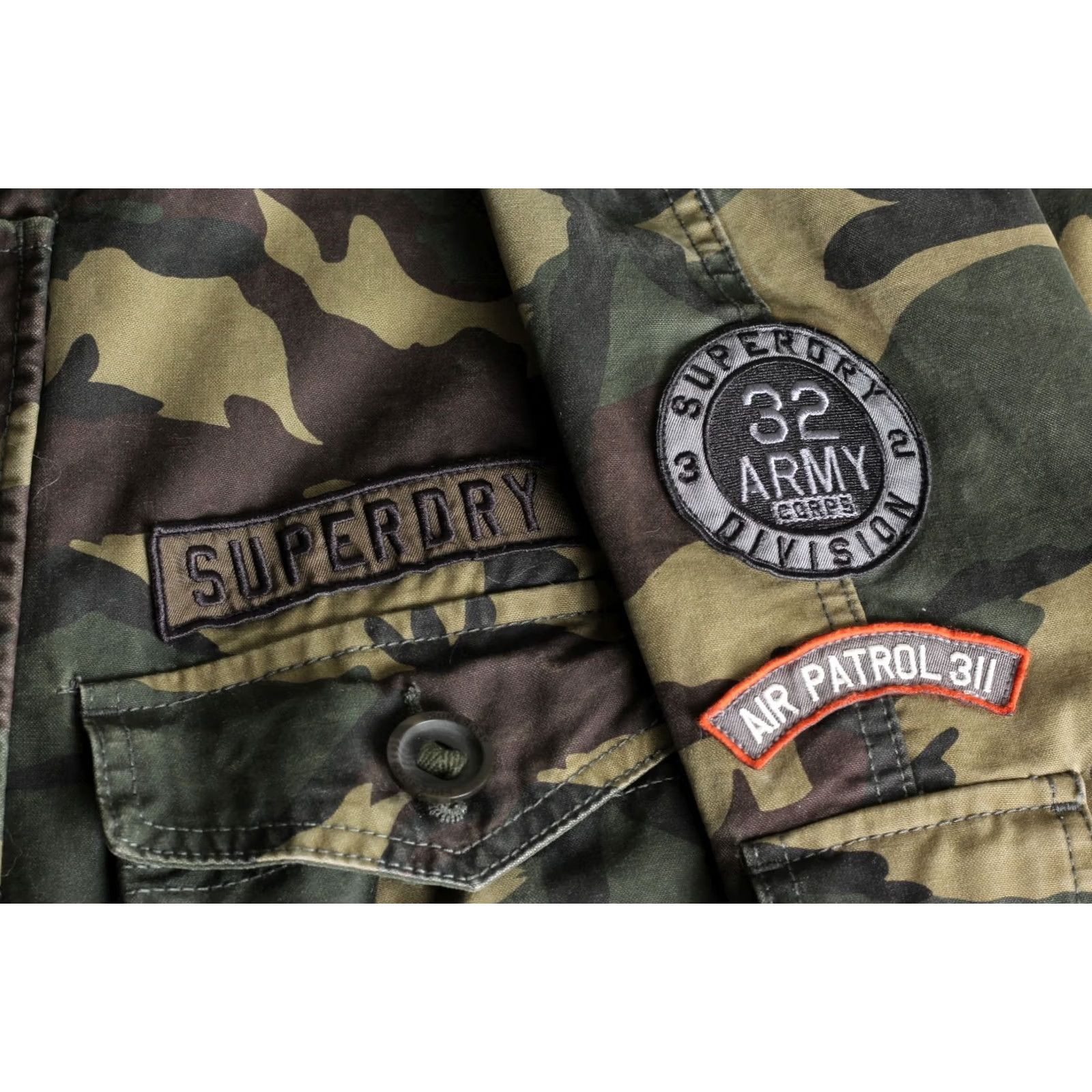 Superdry SUPERDRY Rookie Fur Hooded Camouflage Parka Jacket Men XL MJ6333 Size US XL / EU 56 / 4 - 6 Thumbnail