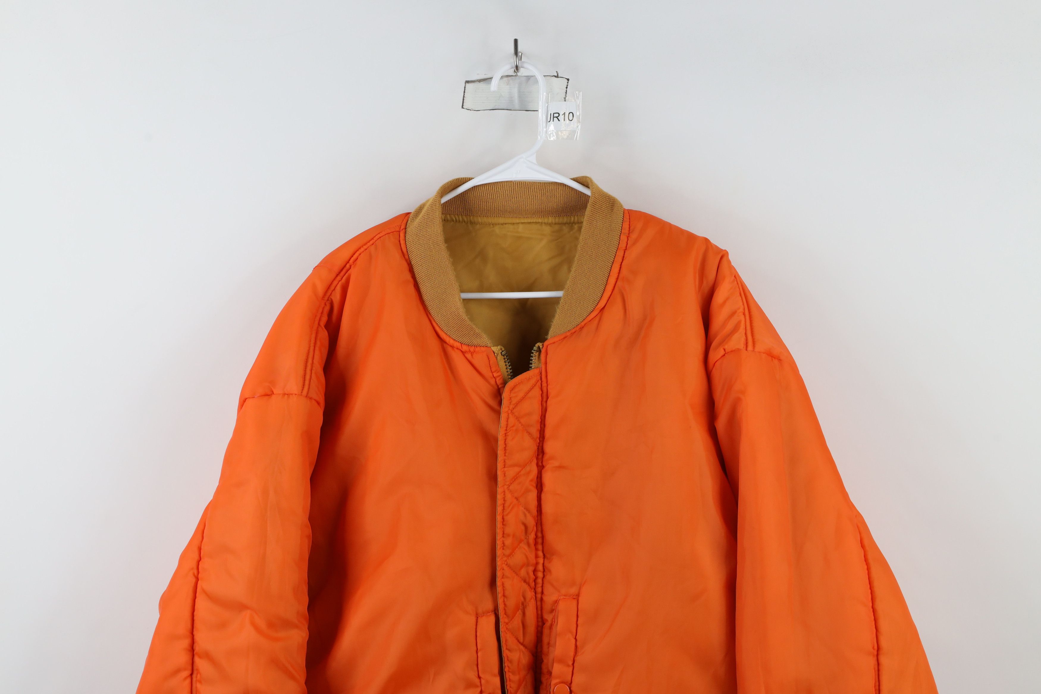 Vintage Vintage 90s Streetwear Military MA1 Reversible Bomber Jacket Size US XXL / EU 58 / 5 - 2 Thumbnail